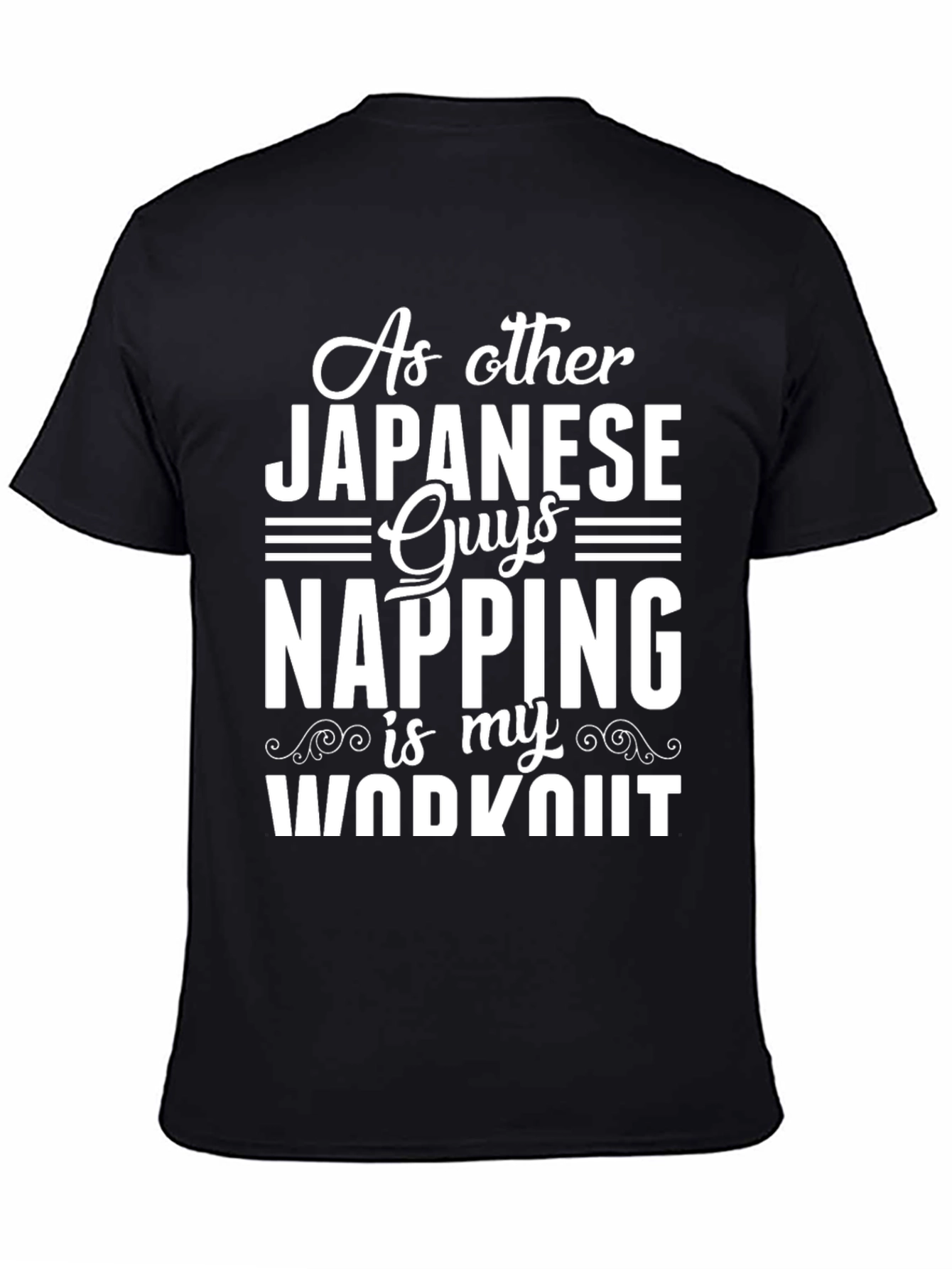 Napping Workout Black T-Shirt