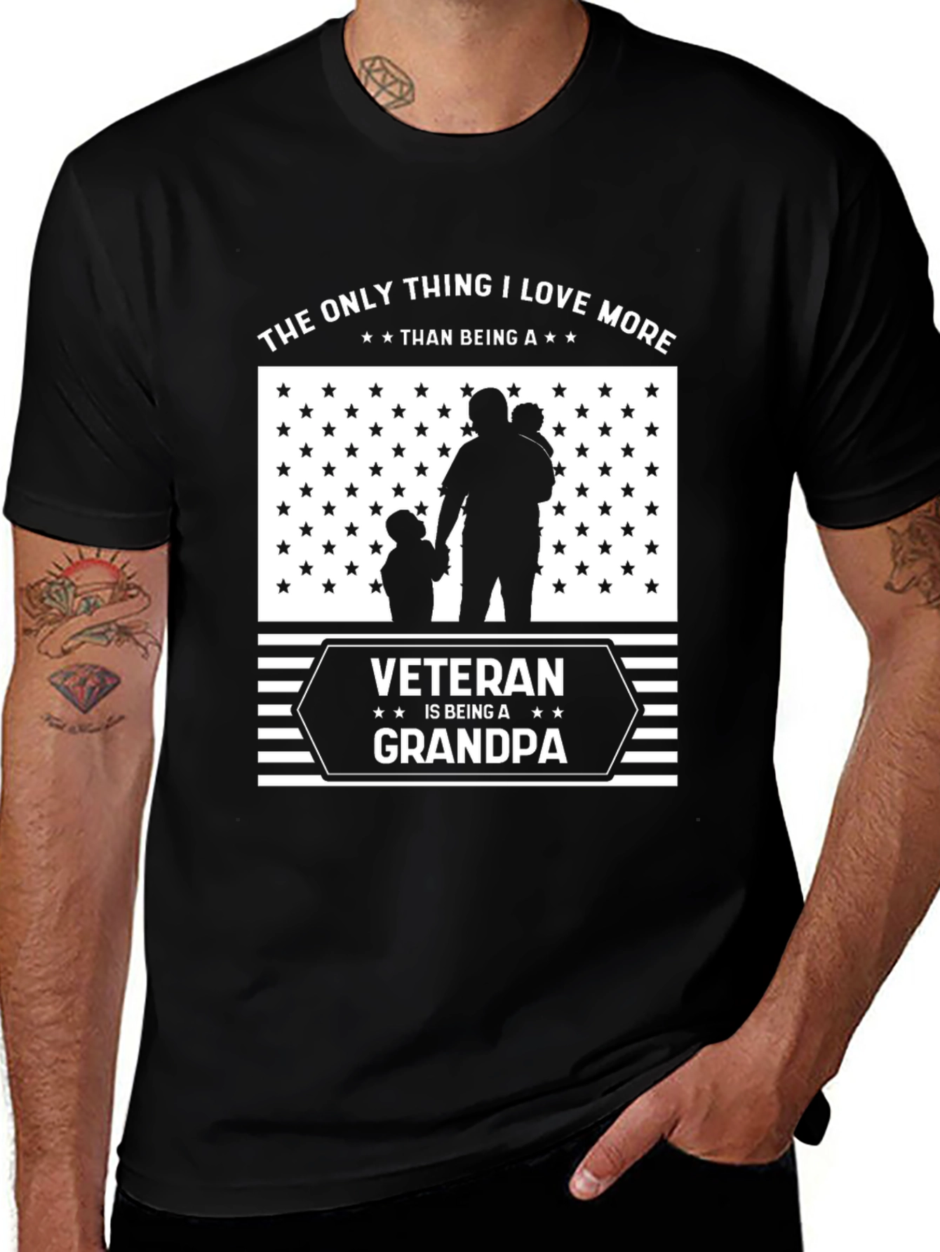 Veteran Grandpa T-Shirt - Gift for Grandpa