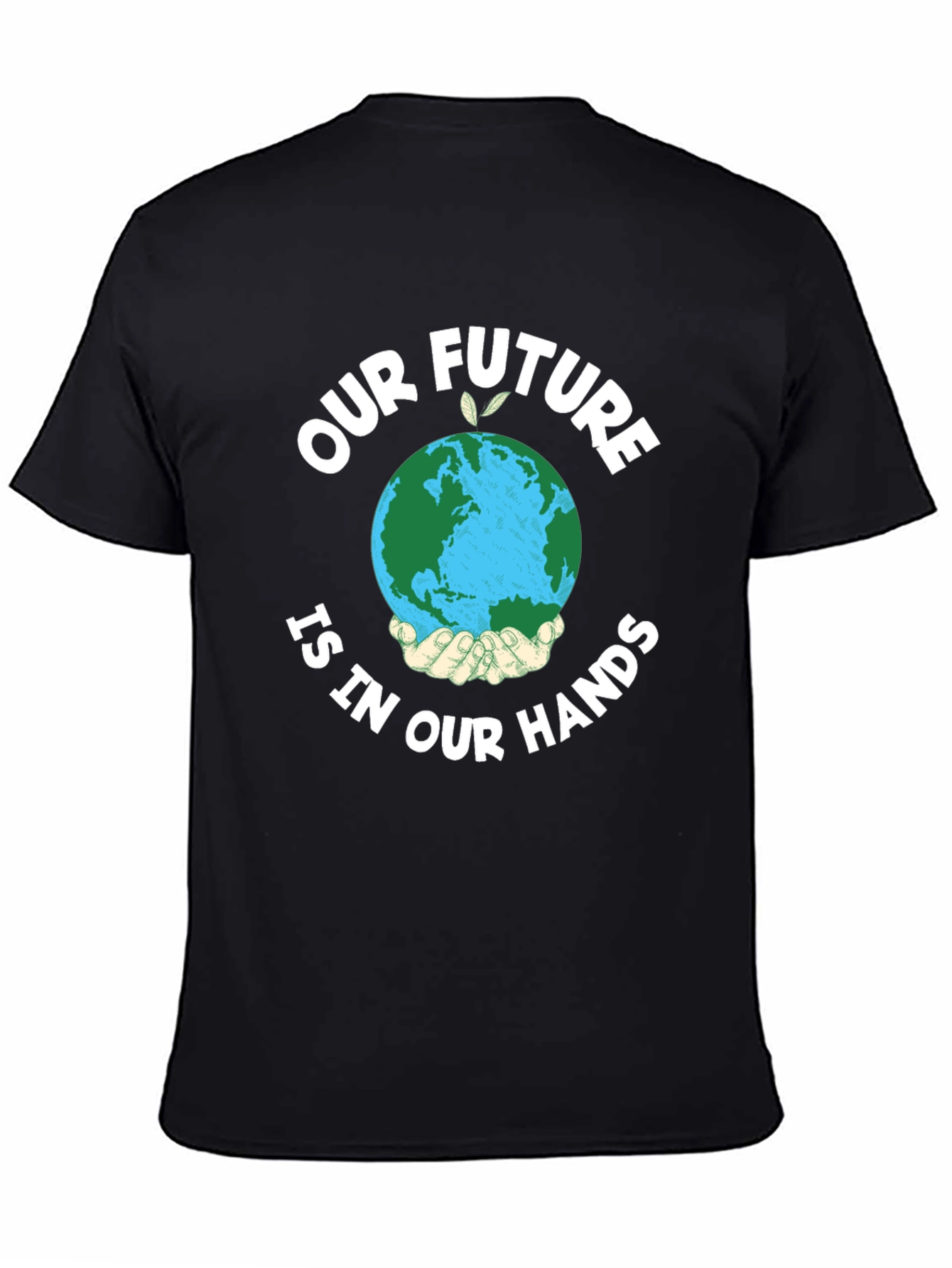 Eco-Friendly Earth in Our Hands Graphic T-Shirt