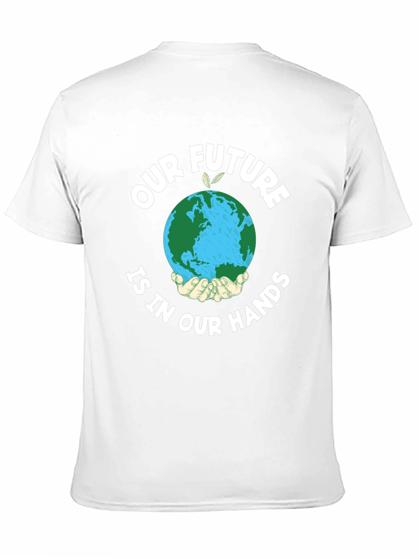 Eco-Friendly Earth in Our Hands Graphic T-Shirt