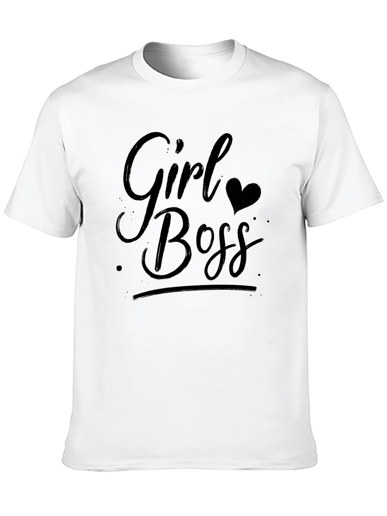 Girl Boss Graphic T-Shirt - Black Casual Tee