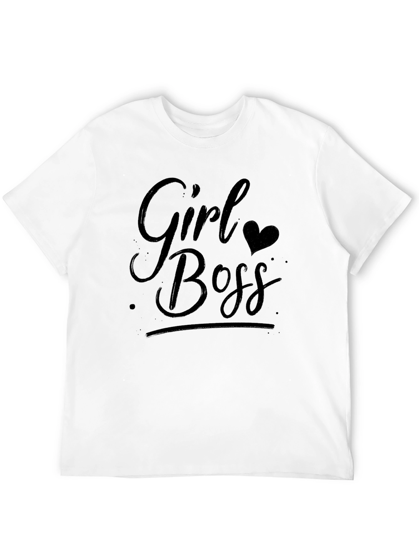Girl Boss Graphic T-Shirt - Black Casual Tee