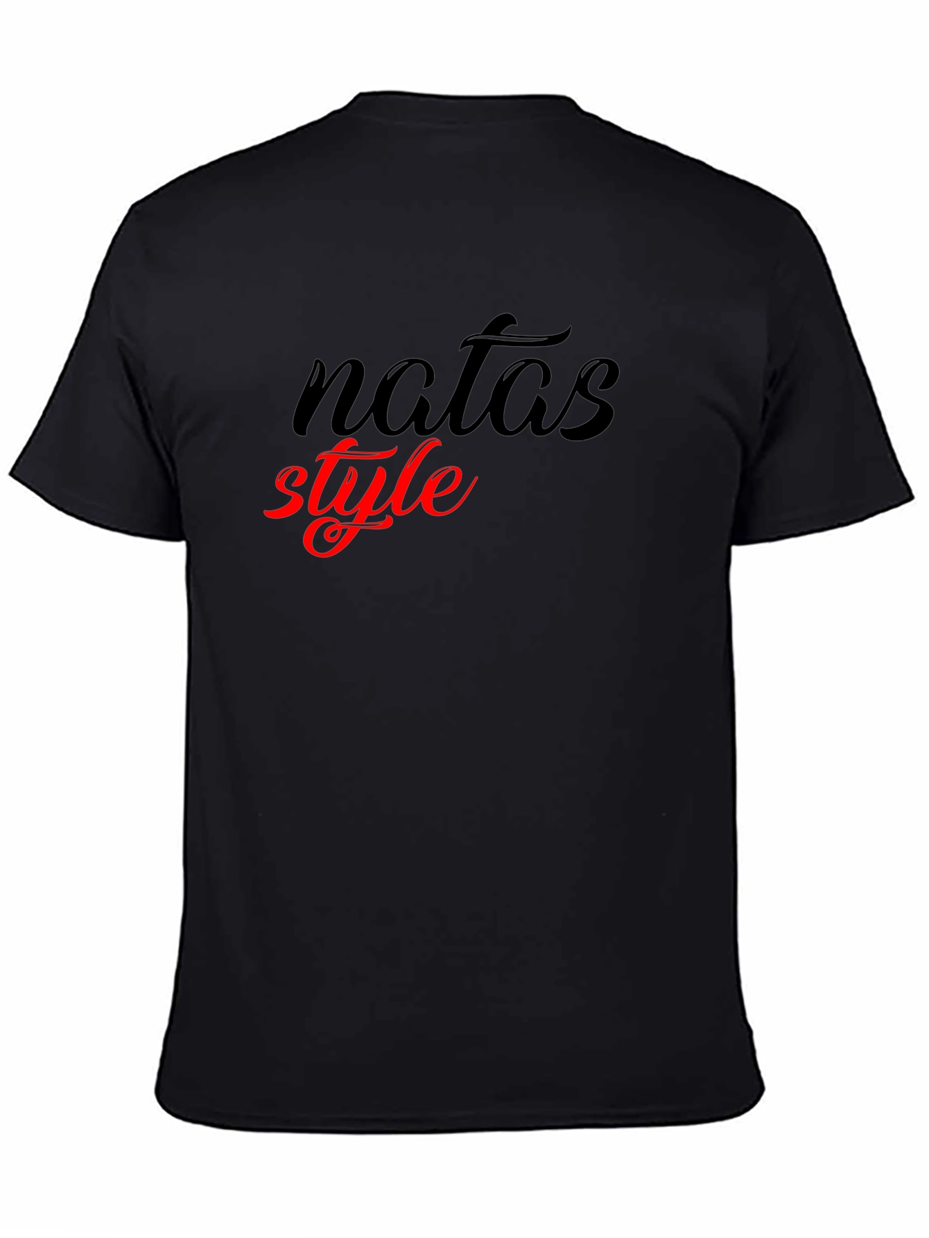 Natas Style Black T-Shirt Casual Fashion