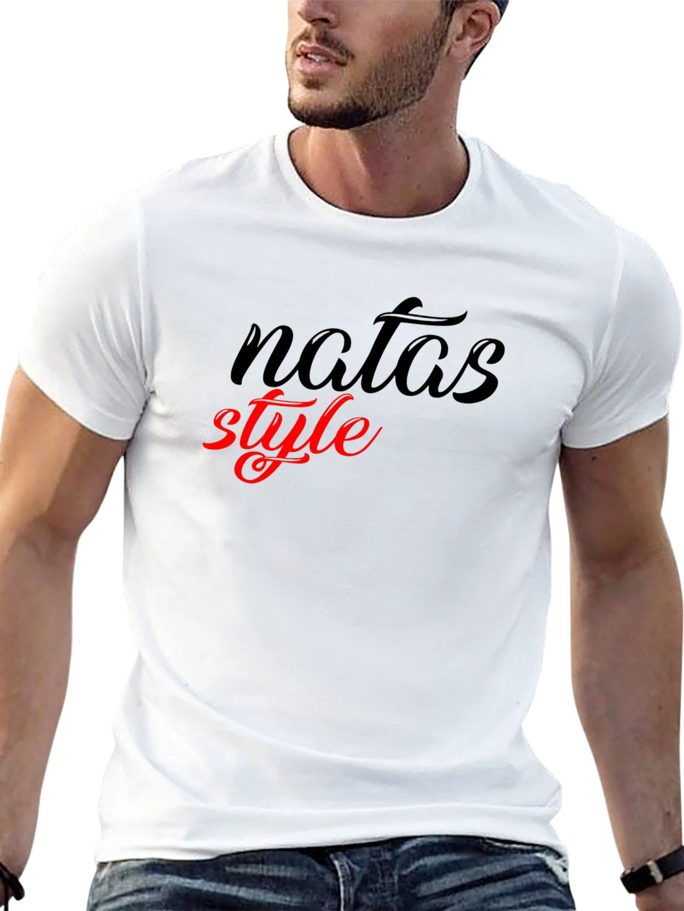 Natas Style Black T-Shirt Casual Fashion
