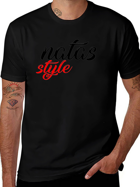 Natas Style Black T-Shirt Casual Fashion