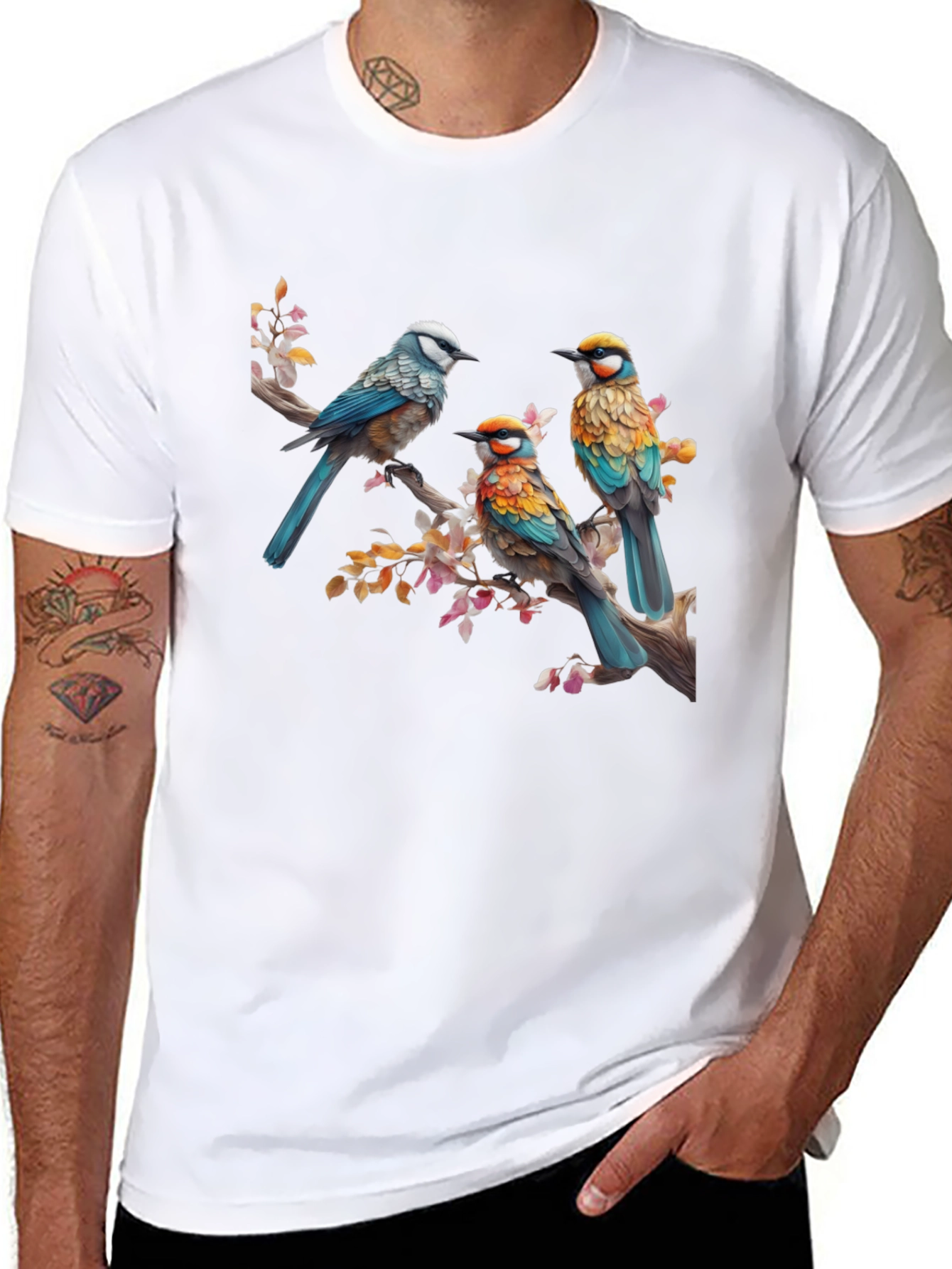 Birds on Branch Graphic Tee