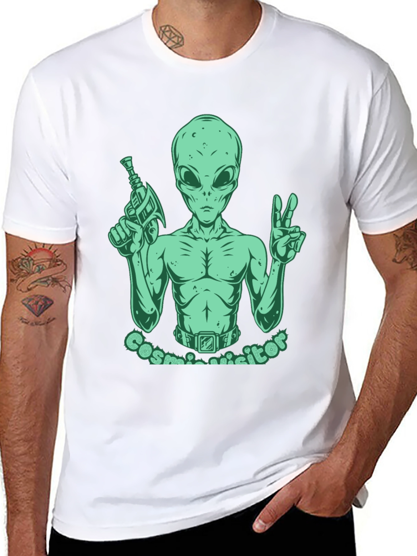 Cosmic Visitor Graphic Tee