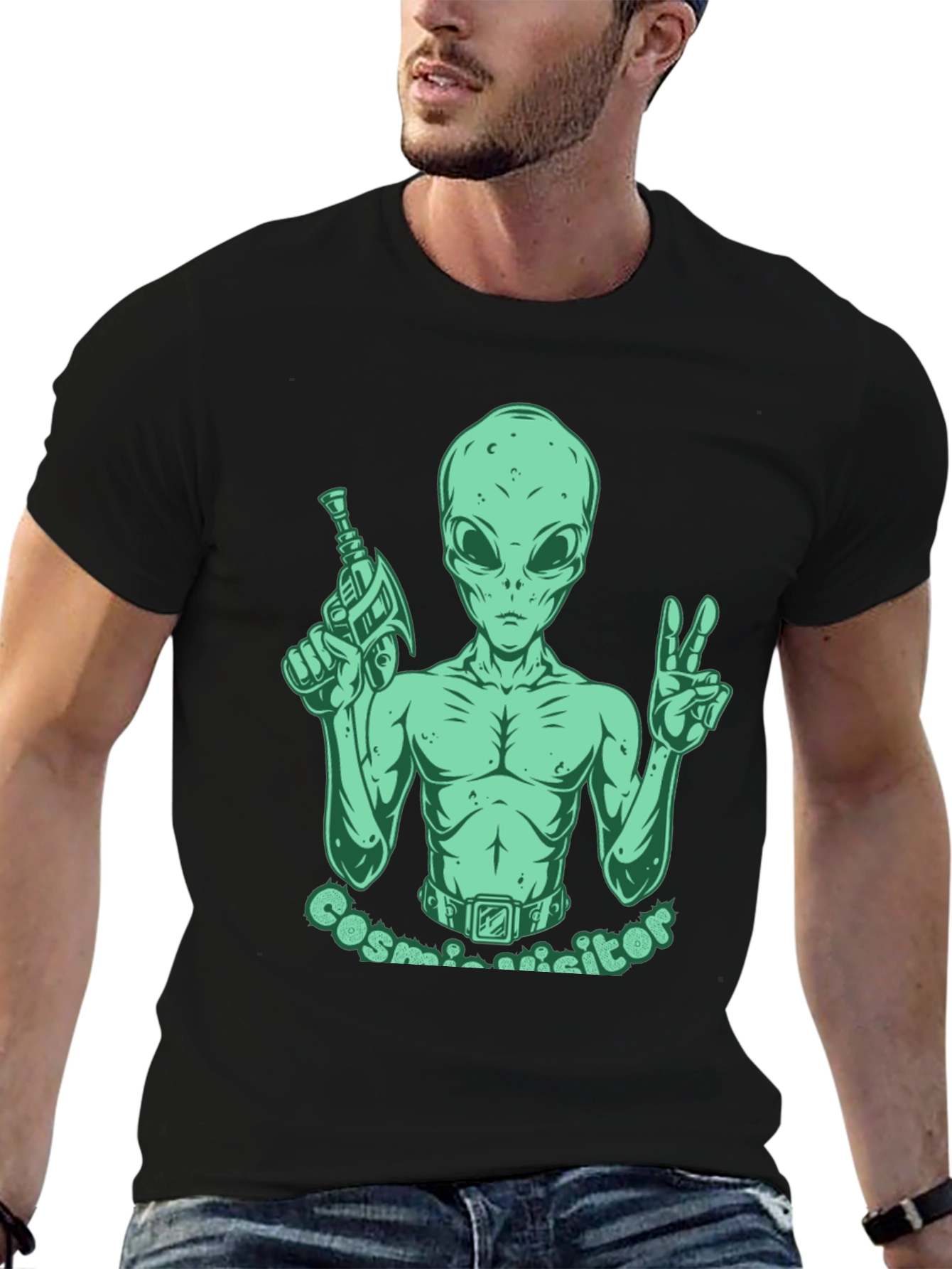 Cosmic Visitor Graphic Tee