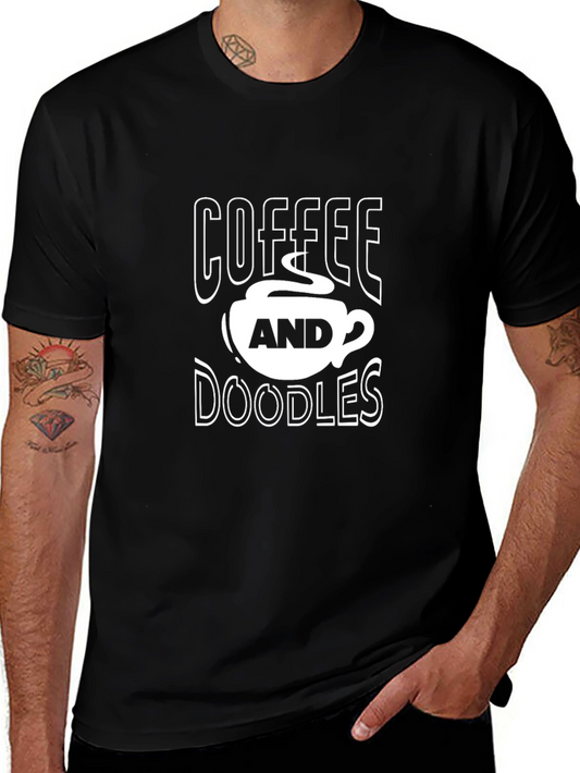 Coffee and Doodles Graphic T-Shirt