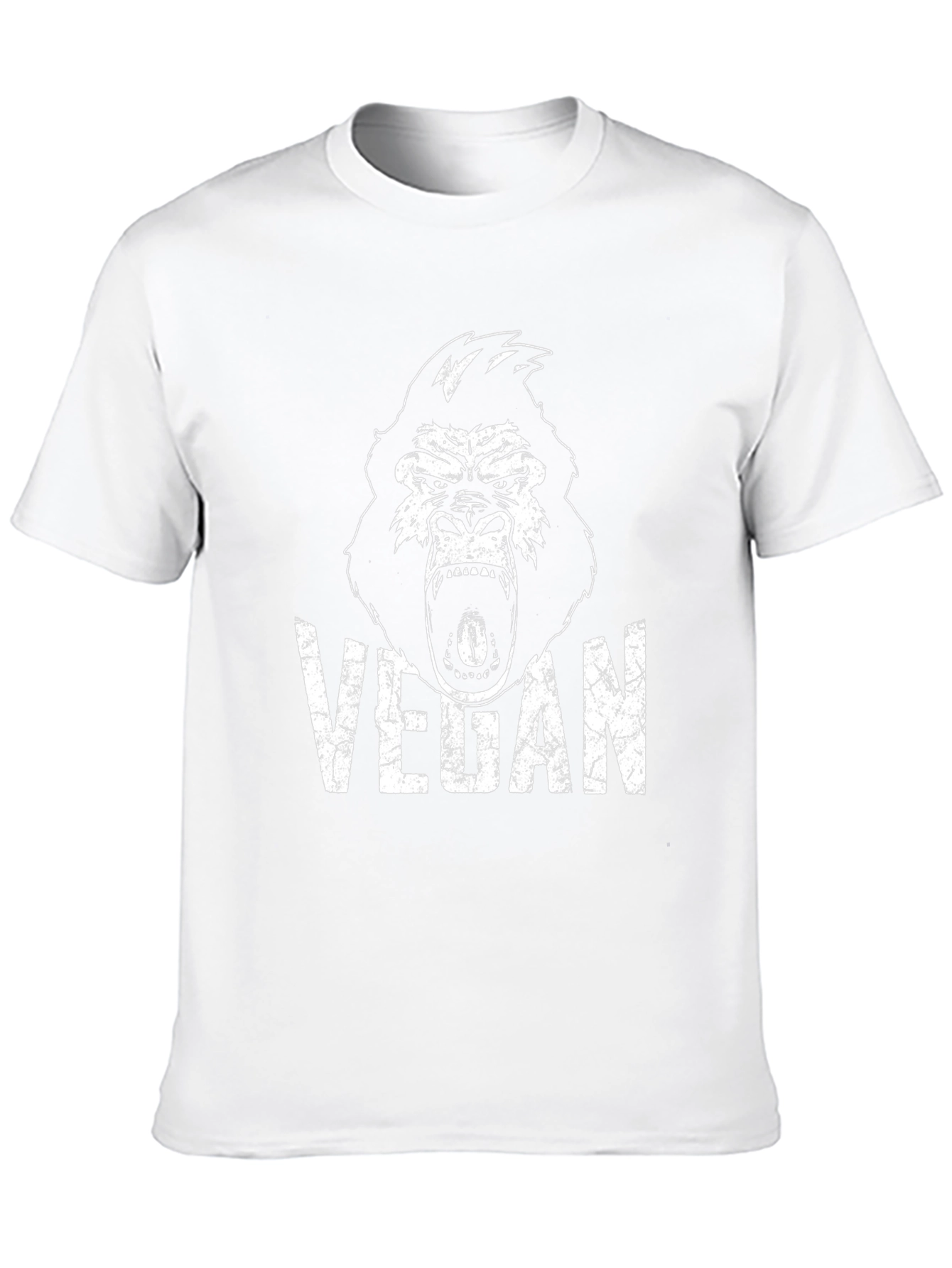 Vegan Gorilla T-Shirt - Black Graphic Tee