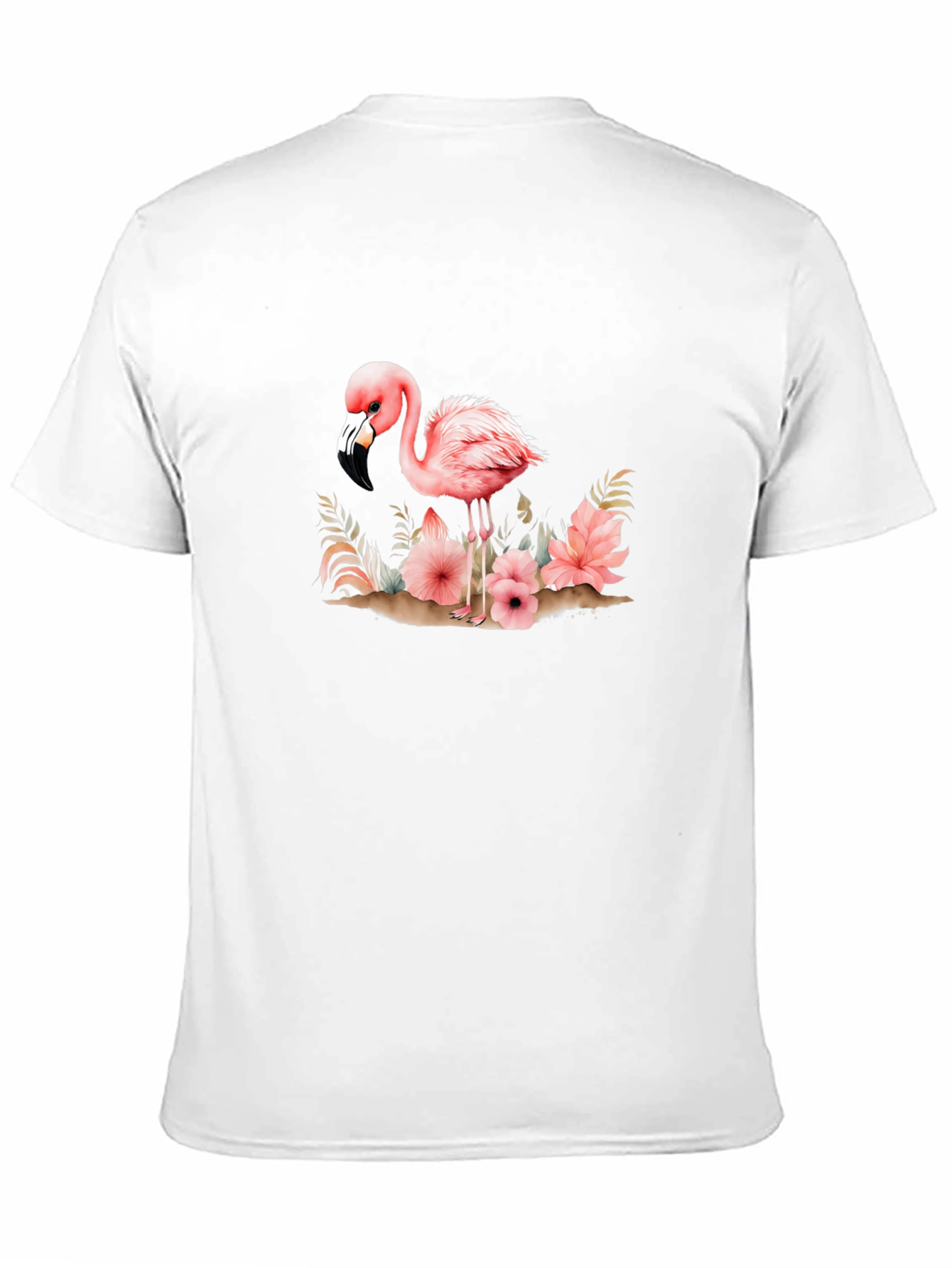 Flamingo Floral Graphic Tee - Unique & Stylish