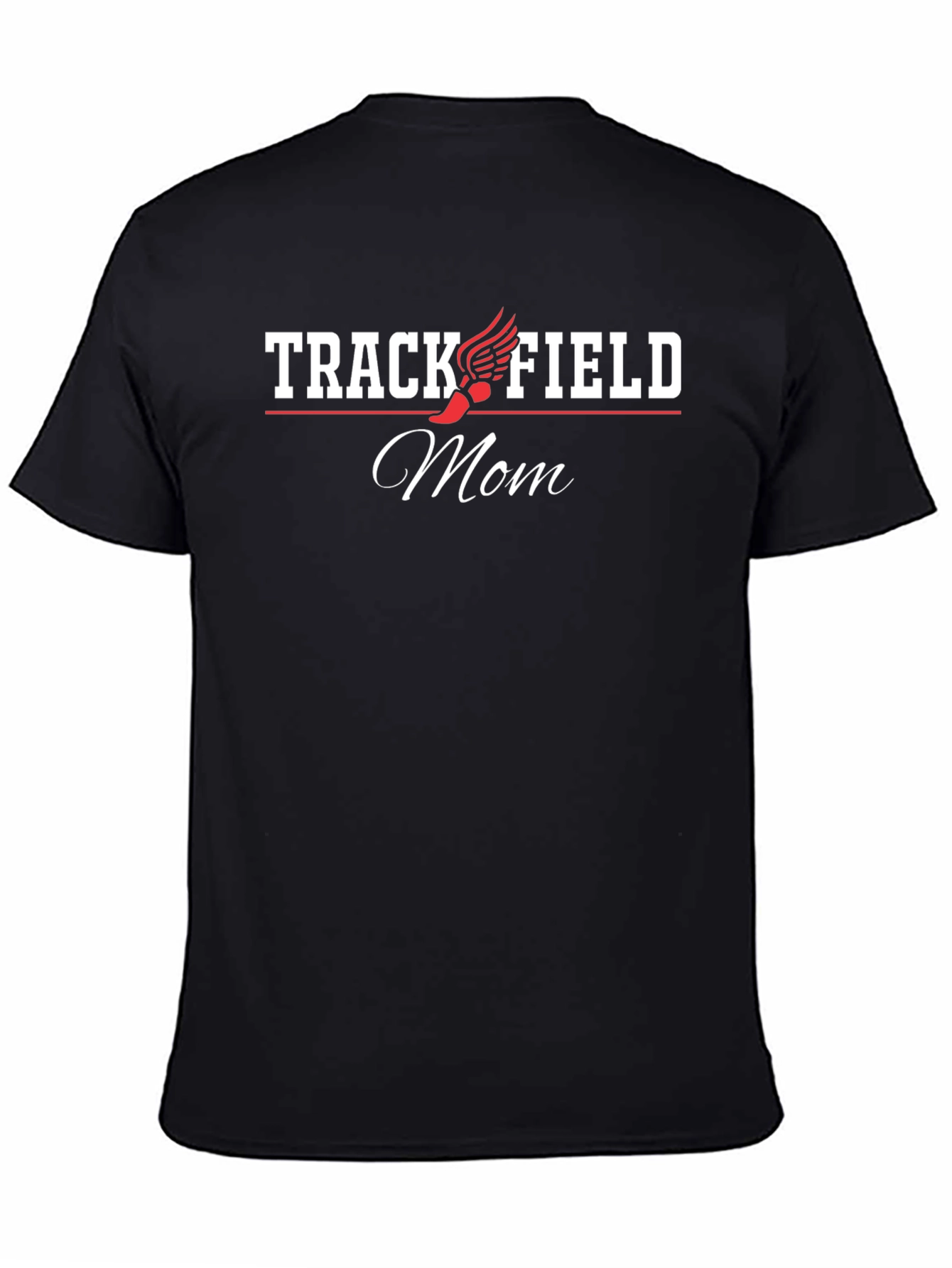 Track & Field Mom Black T-Shirt