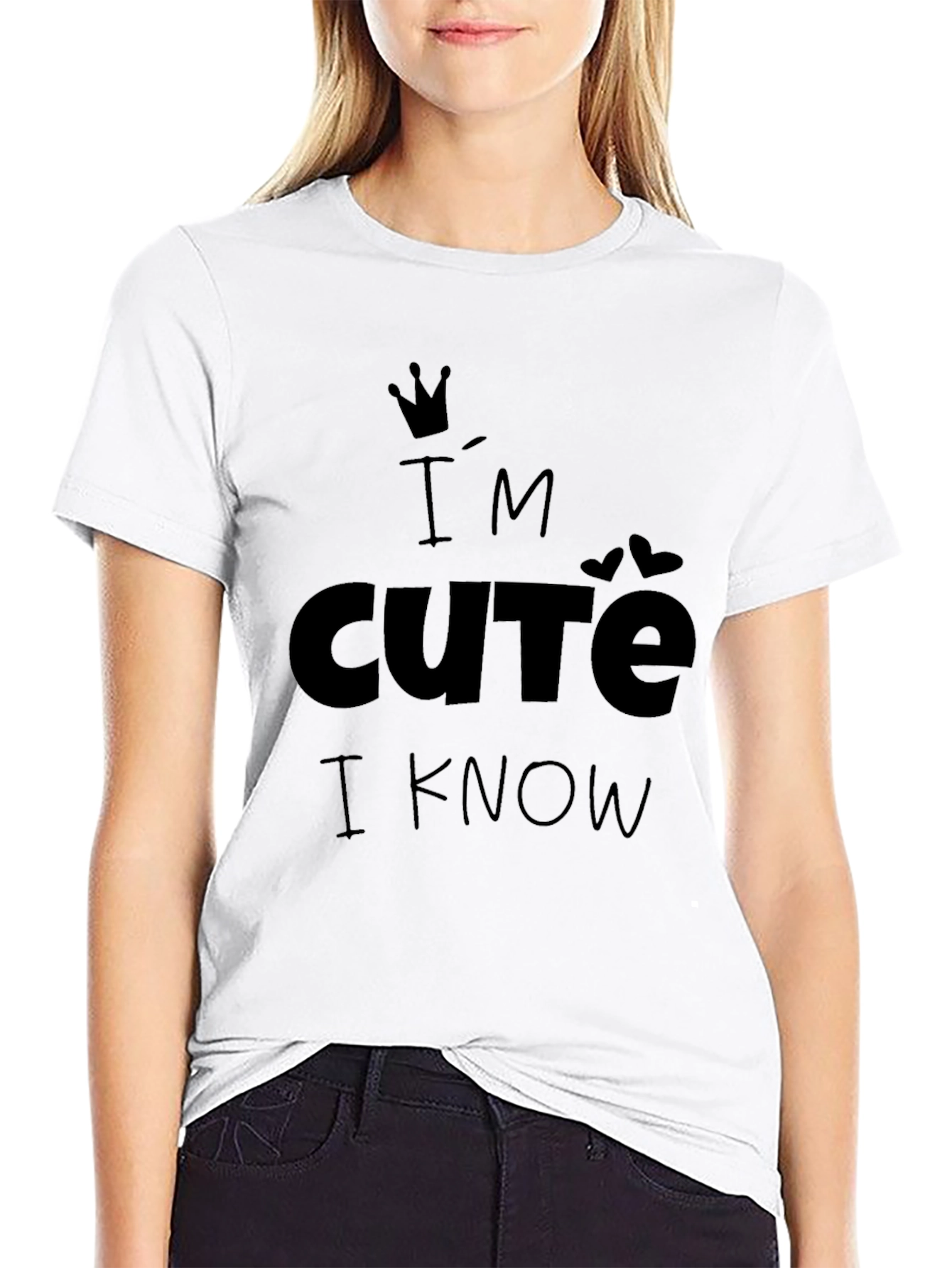 Im Cute I Know Graphic Tee - Unisex