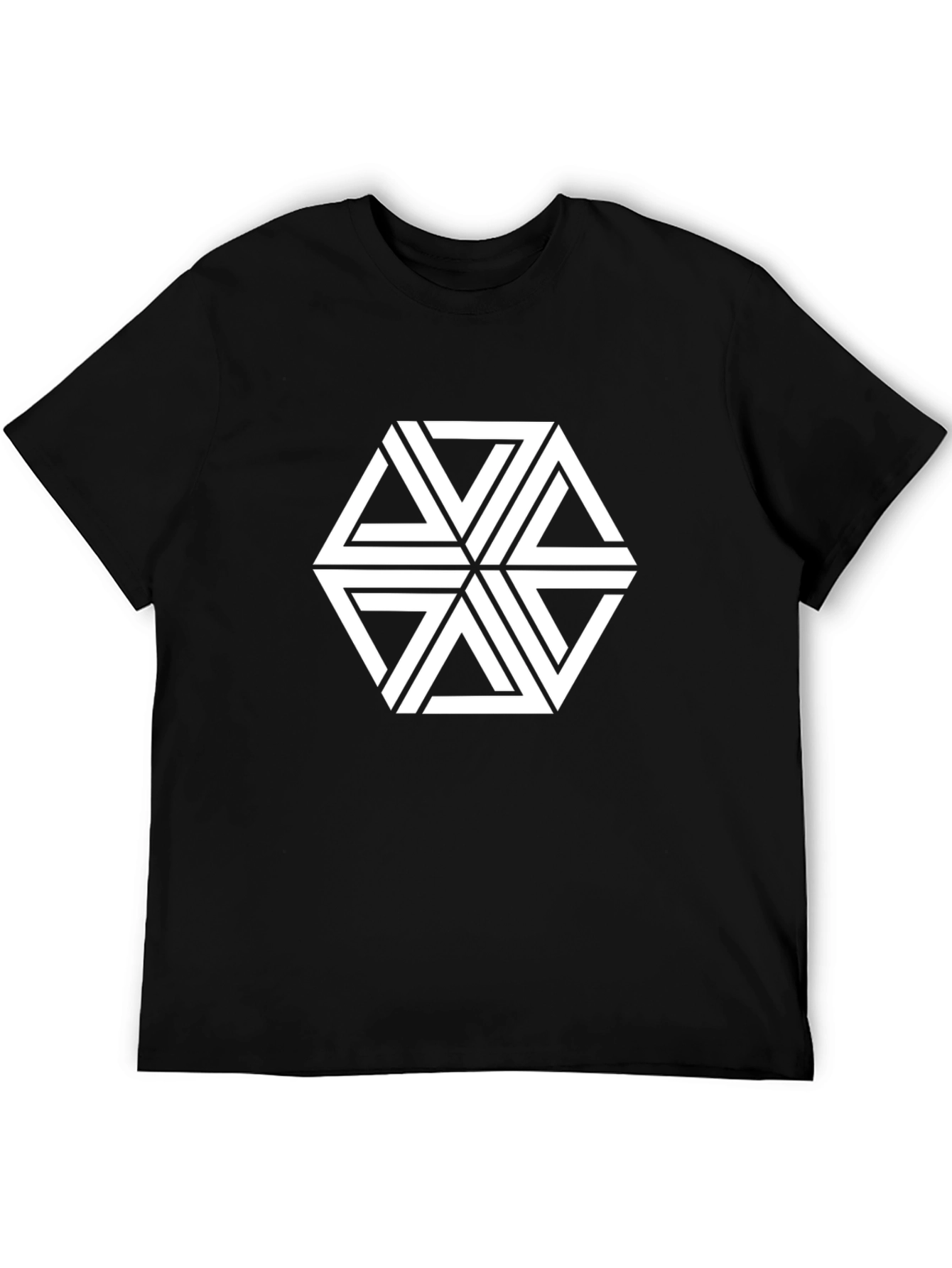 Geometric Illusion Graphic Tee
