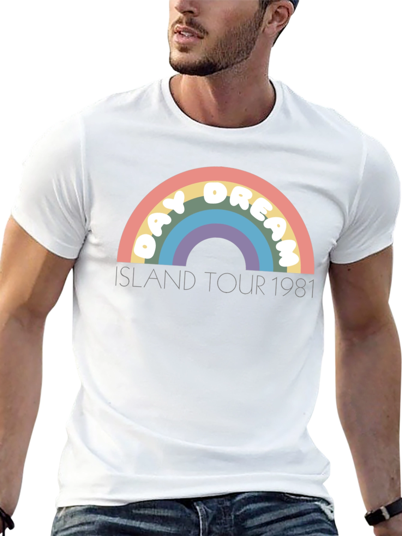 Day Dream Island Tour 1981 Black T-Shirt