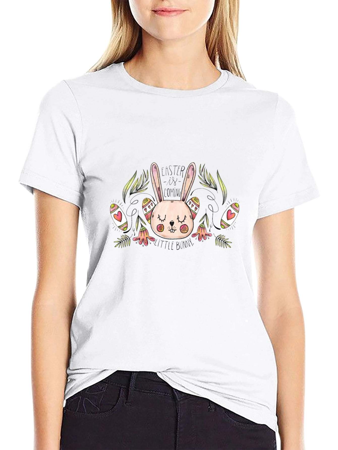 Easter Bunny T-Shirt Cute Rabbit Tee