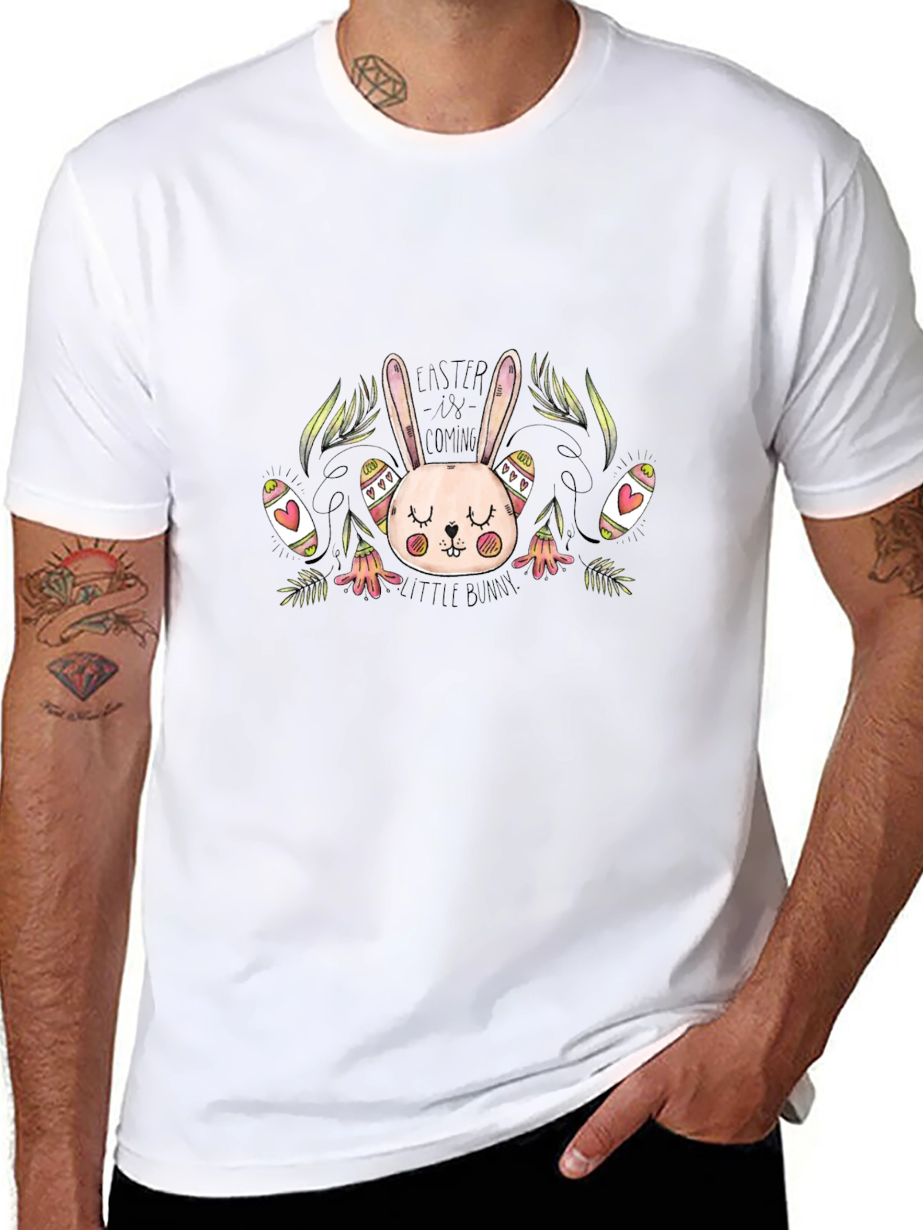 Easter Bunny T-Shirt Cute Rabbit Tee