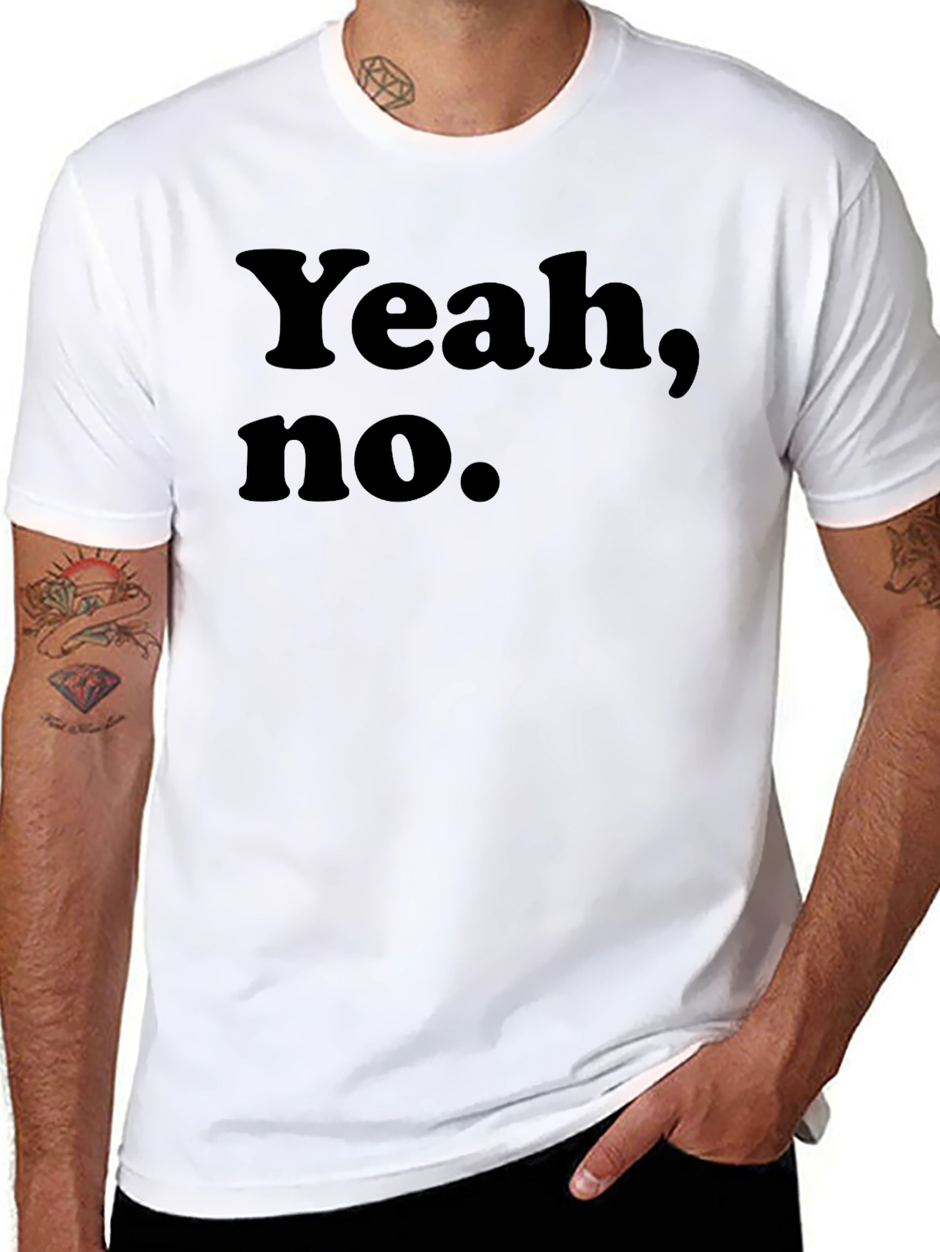 Yeah No. Graphic Tee -  Humorous Sarcastic T-Shirt