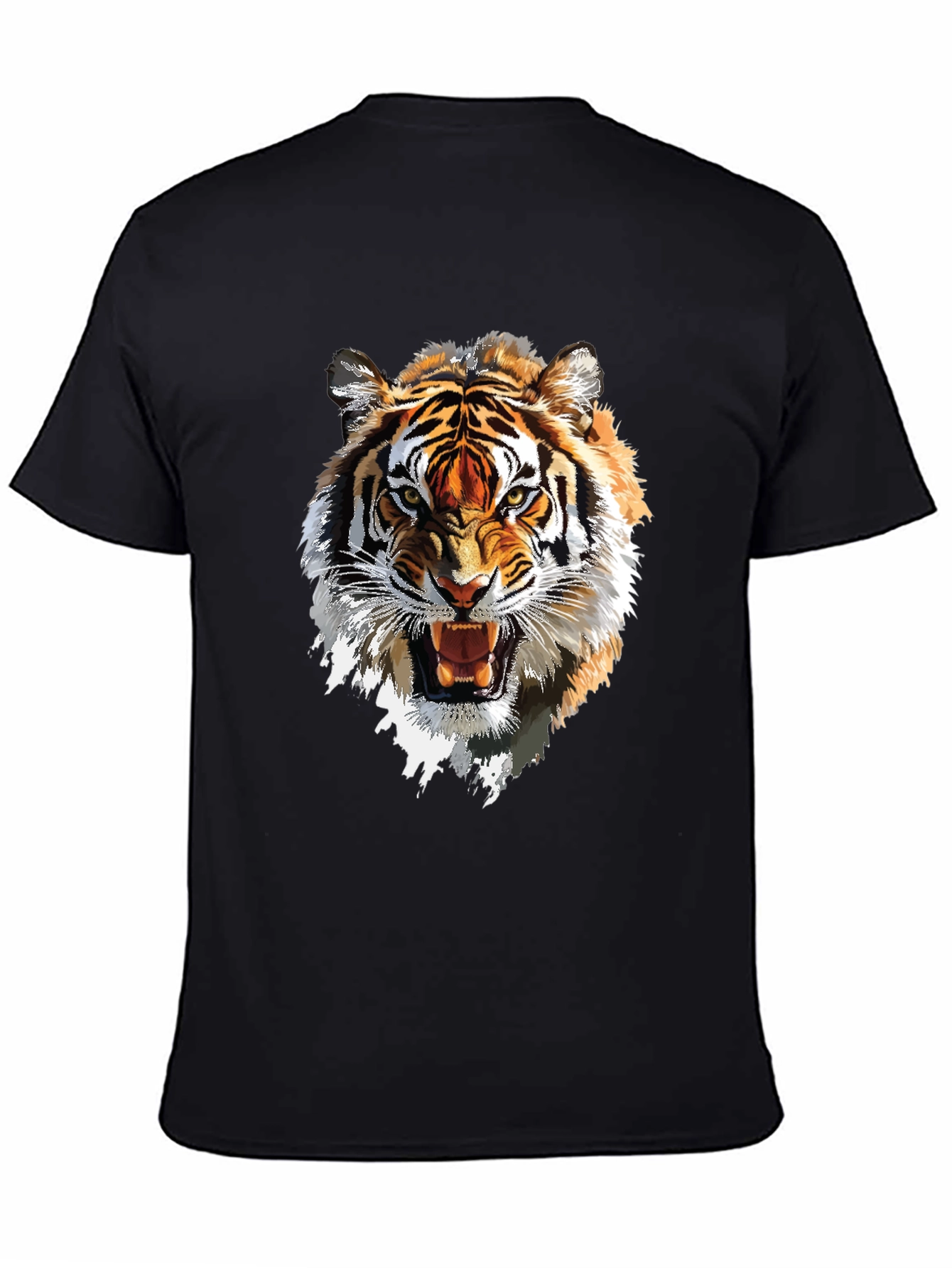 Tiger Graphic Tee - Bold Animal Print T-Shirt