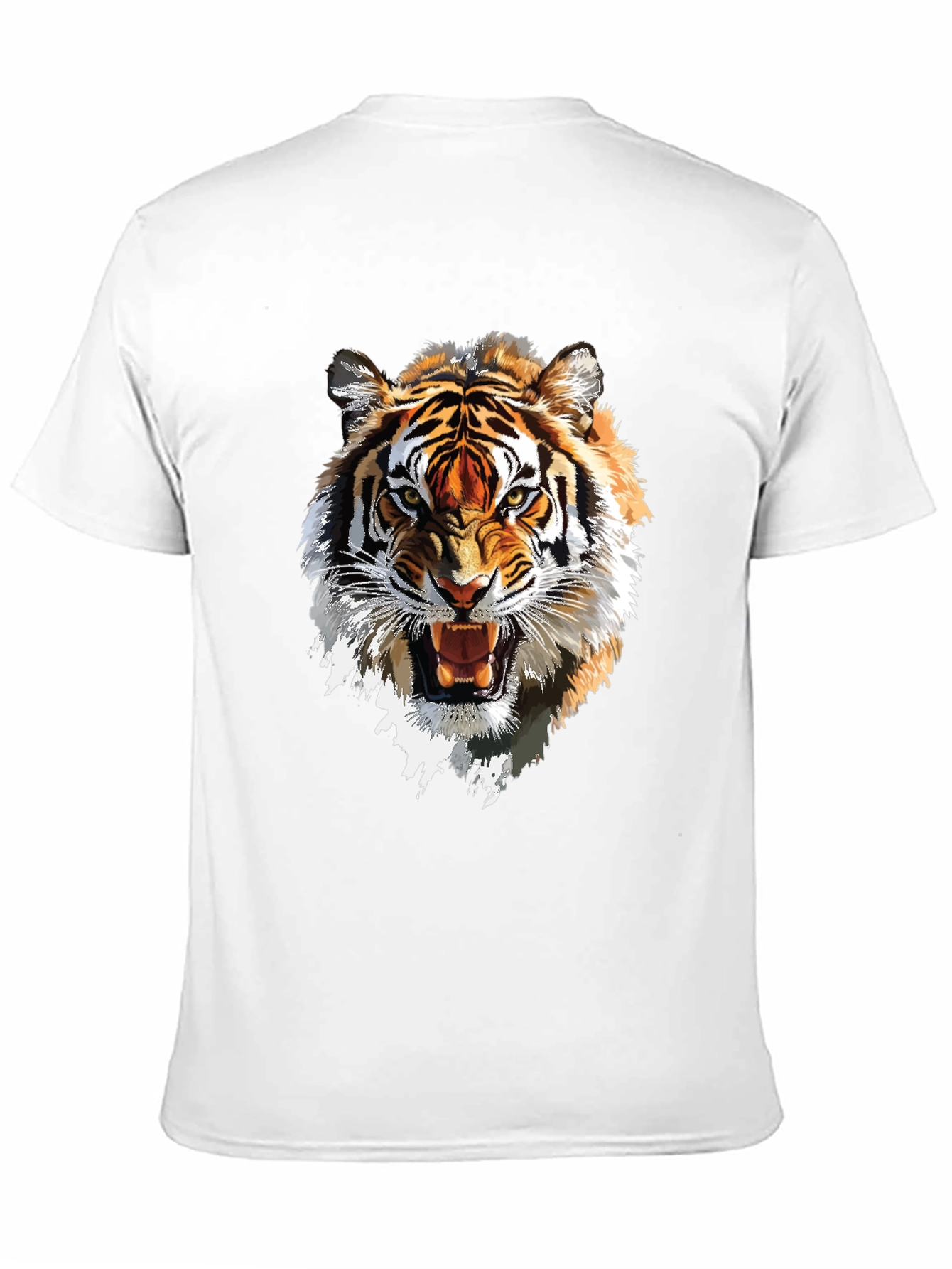 Tiger Graphic Tee - Bold Animal Print T-Shirt