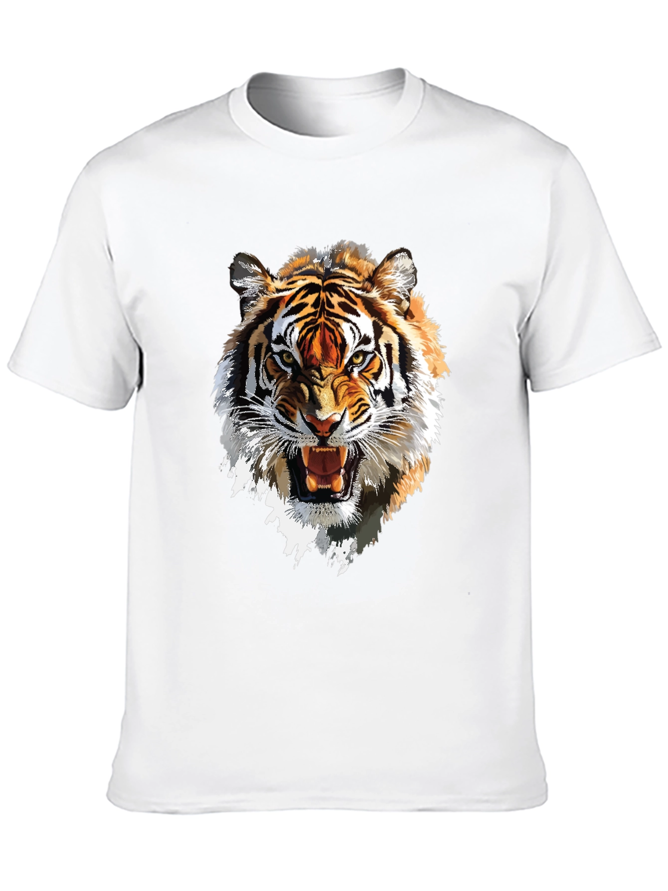 Tiger Graphic Tee - Bold Animal Print T-Shirt