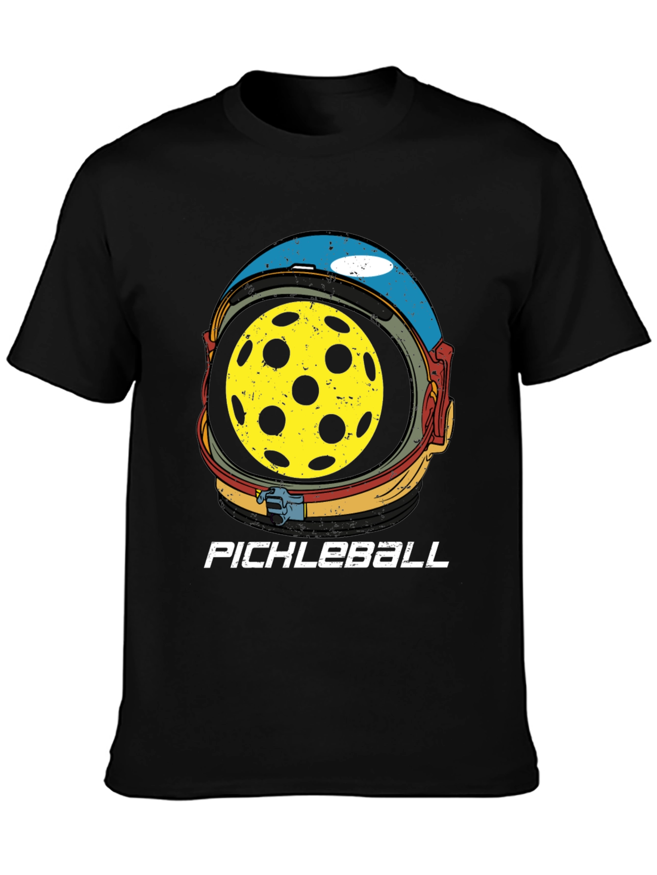 Pickleball Astronaut Helmet Graphic Tee - Unisex