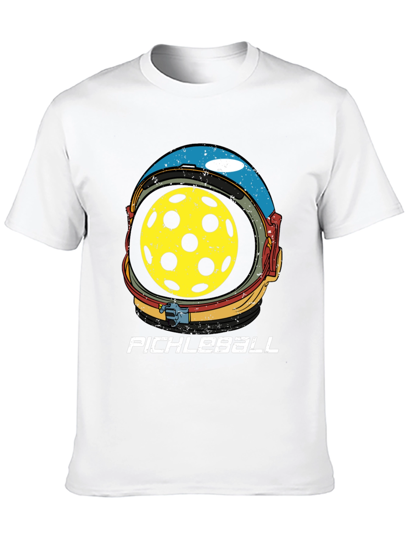 Pickleball Astronaut Helmet Graphic Tee - Unisex