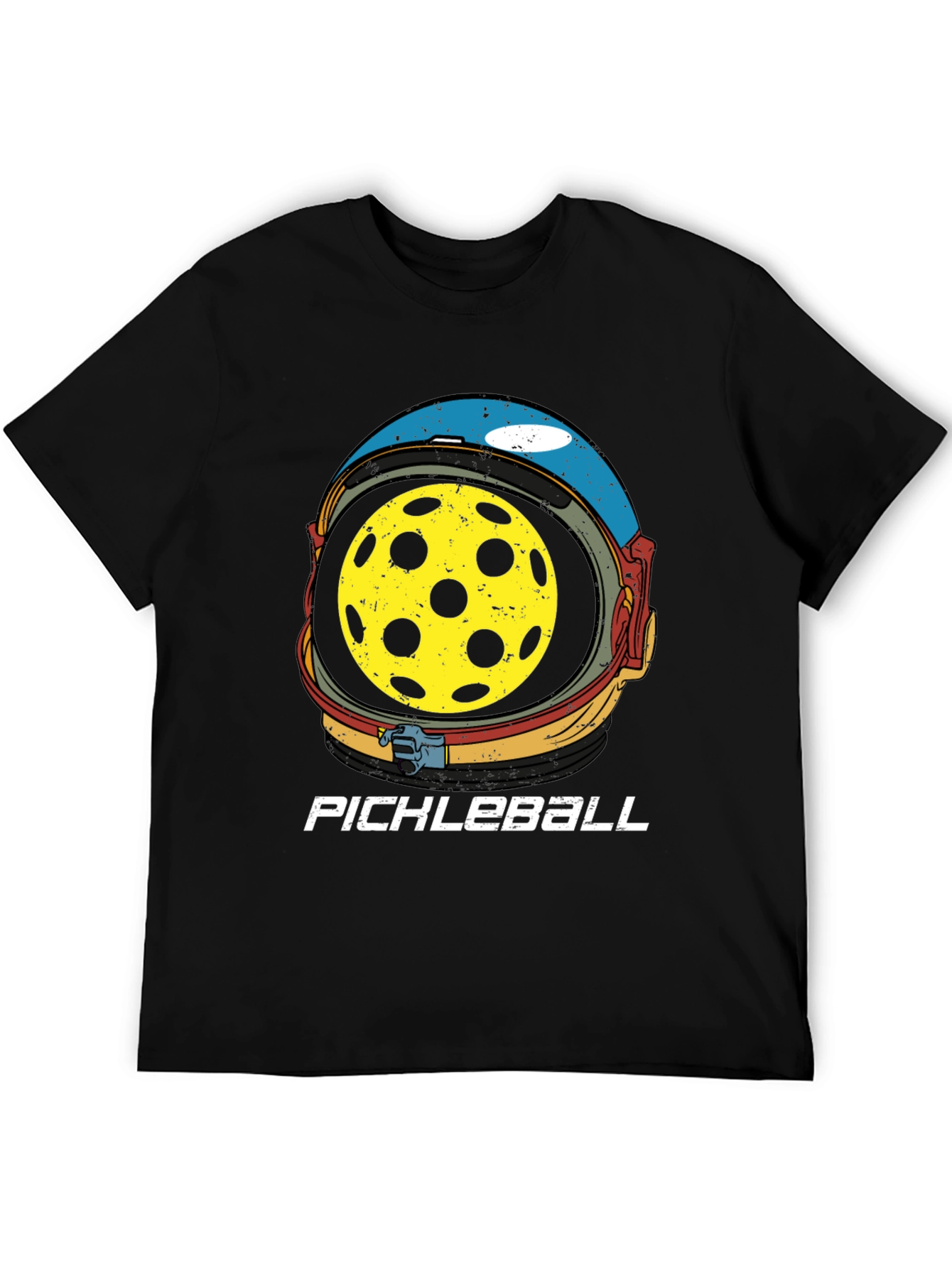 Pickleball Astronaut Helmet Graphic Tee - Unisex