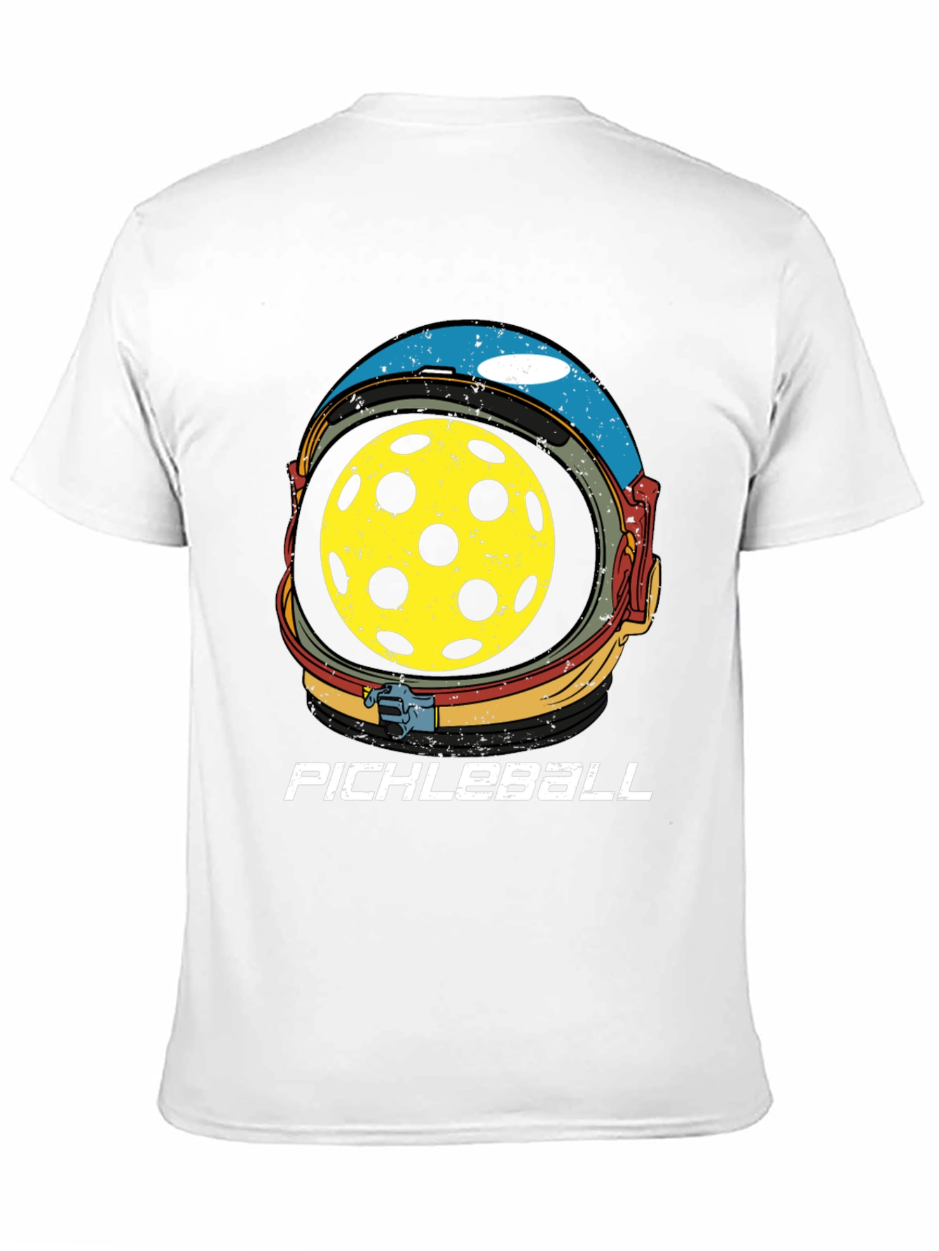 Pickleball Astronaut Helmet Graphic Tee - Unisex