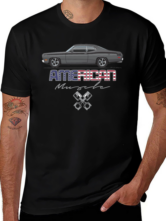 American Muscle Car T-Shirt - Black