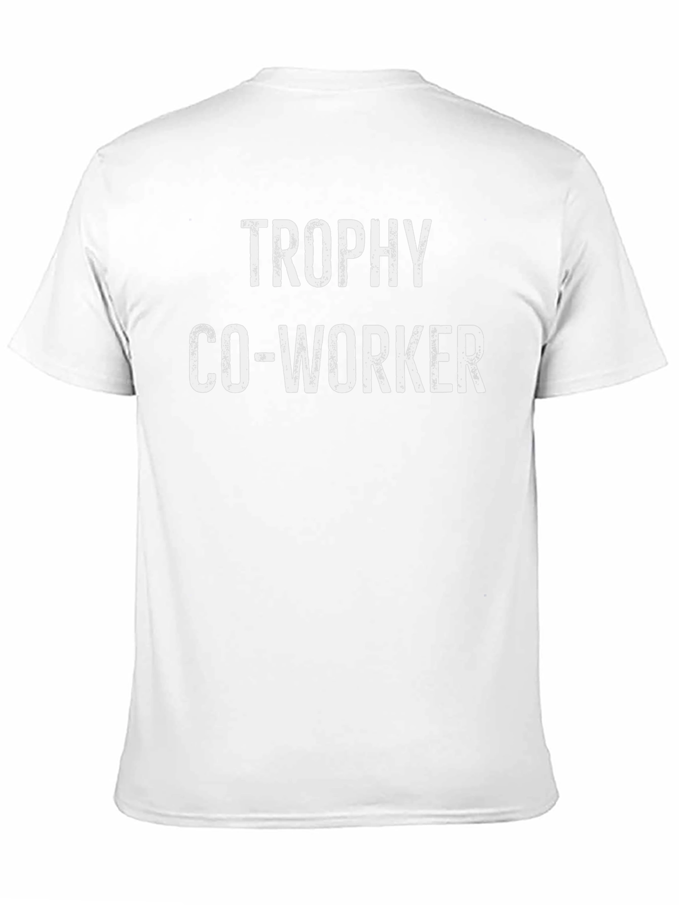 Trophy Co-Worker Black Cotton Graphic T-Shirt