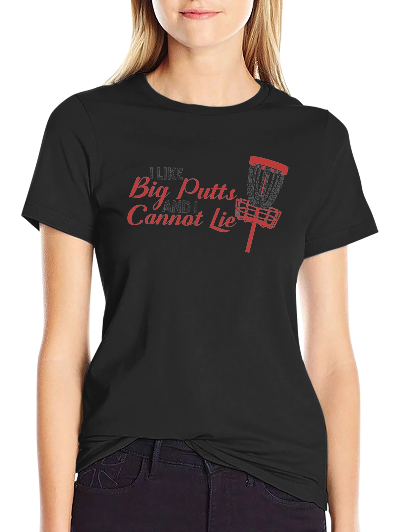 I Like Big Putts Disc Golf Graphic T-Shirt