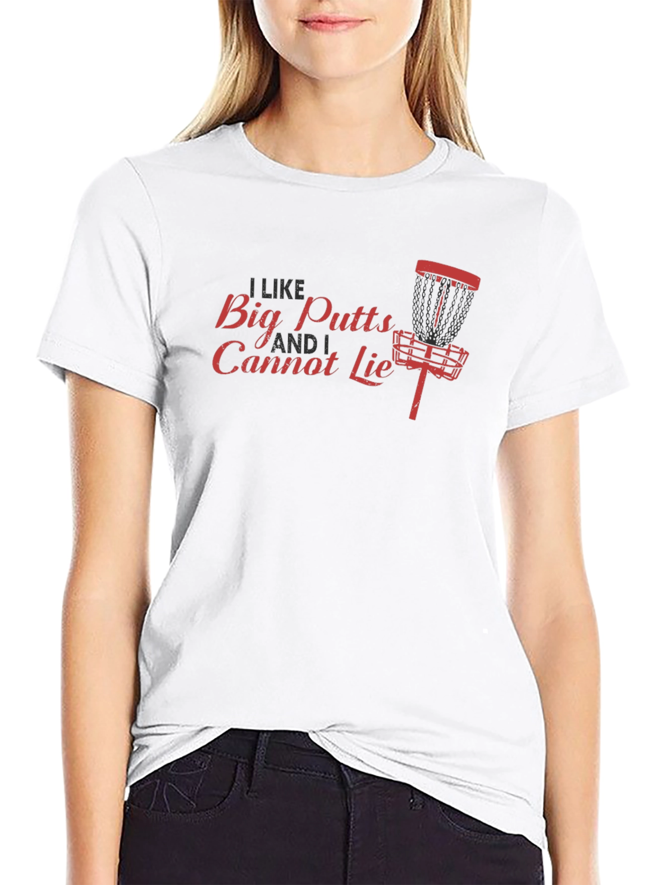 I Like Big Putts Disc Golf Graphic T-Shirt