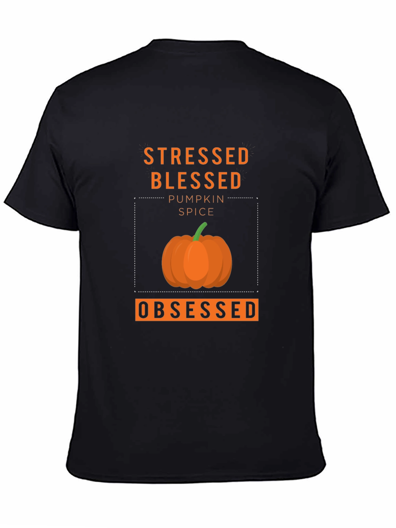 Stressed Blessed Pumpkin Spice Obsessed T-Shirt