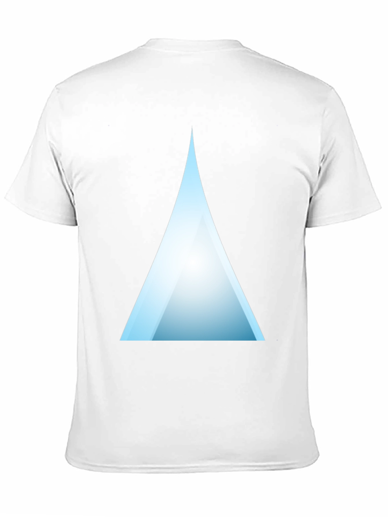 Modern Triangle Graphic T-Shirt - Black