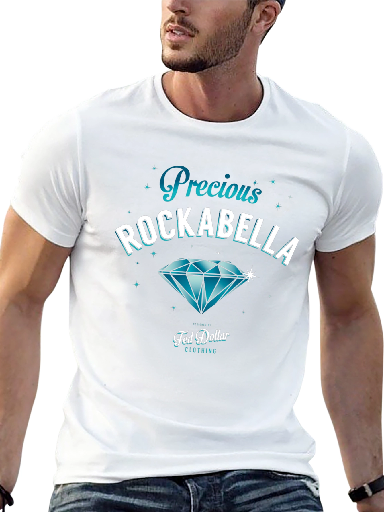 Precious Rockabella Graphic Tee - Ted Dollar Clothing