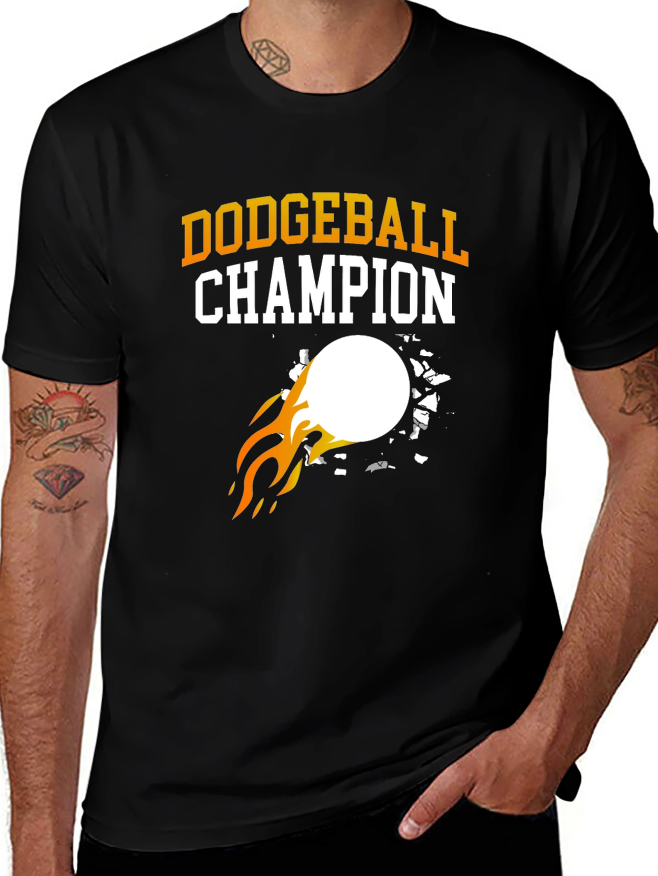 Dodgeball Champion Graphic T-Shirt