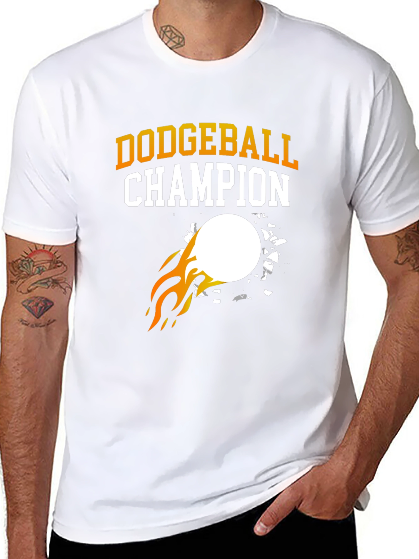 Dodgeball Champion Graphic T-Shirt