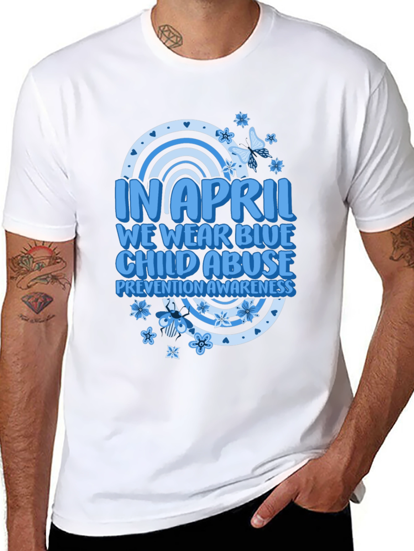 Blue Child Abuse Awareness T-Shirt