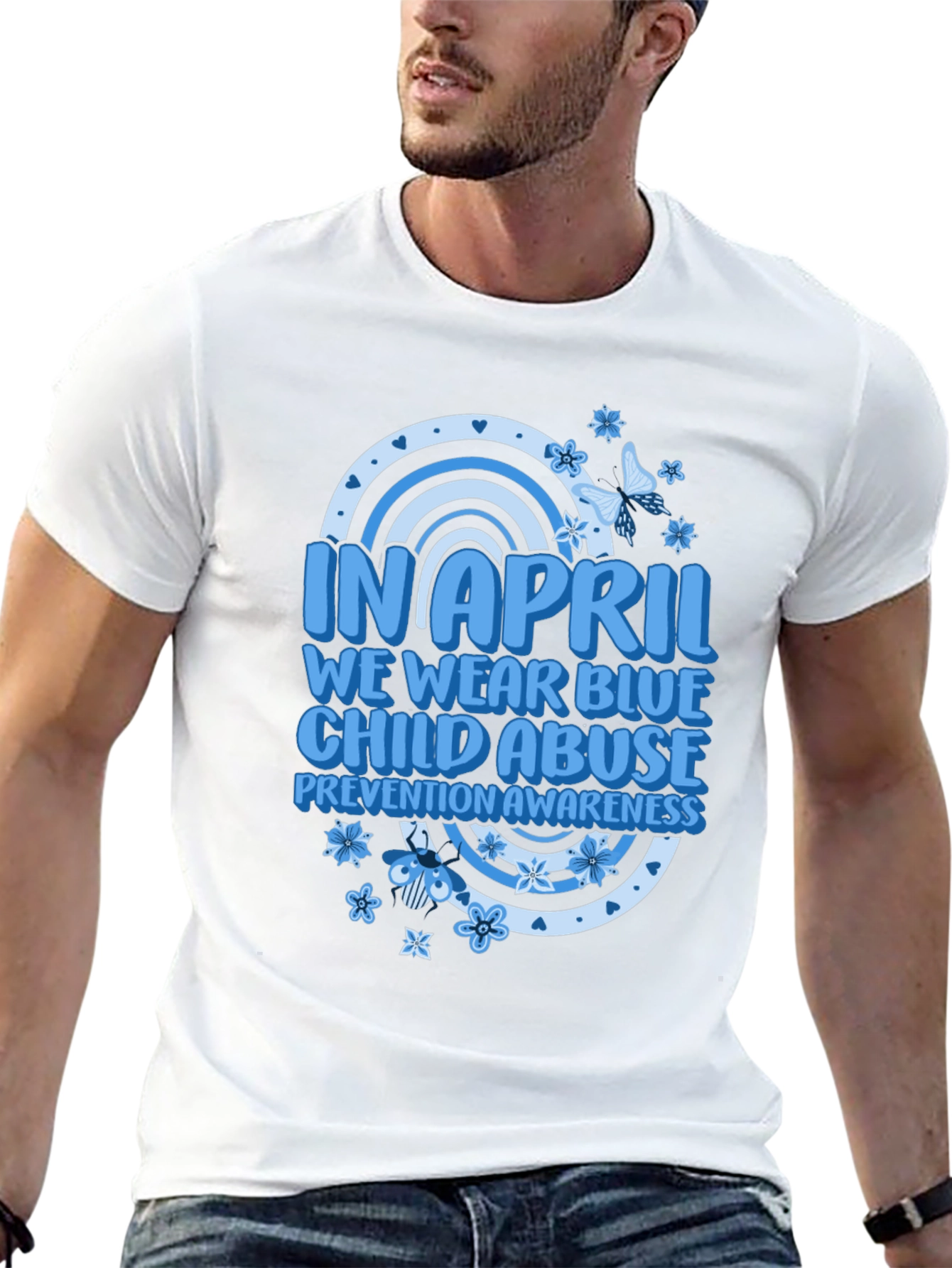 Blue Child Abuse Awareness T-Shirt