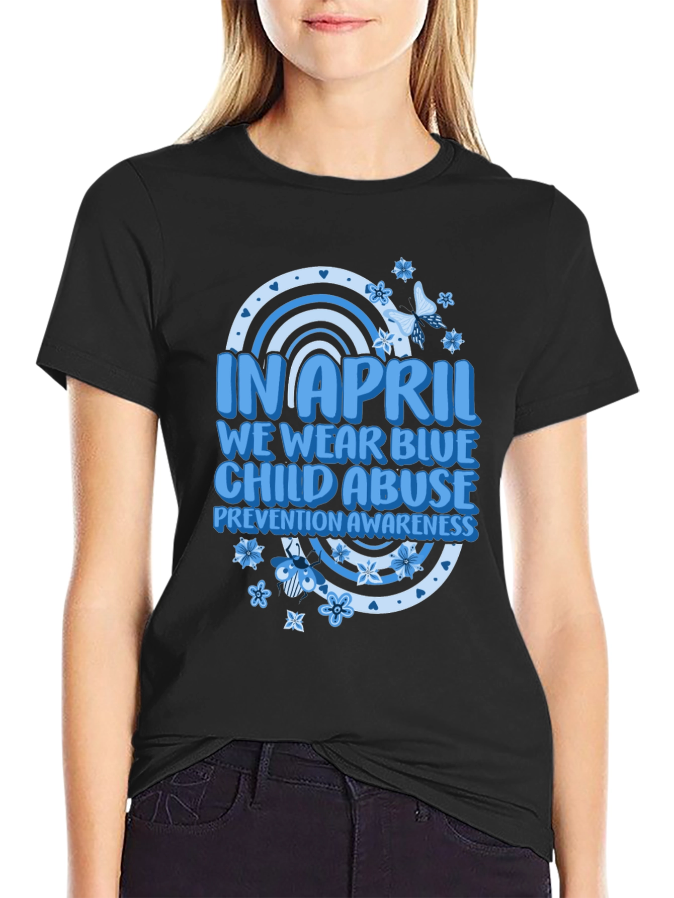 Blue Child Abuse Awareness T-Shirt