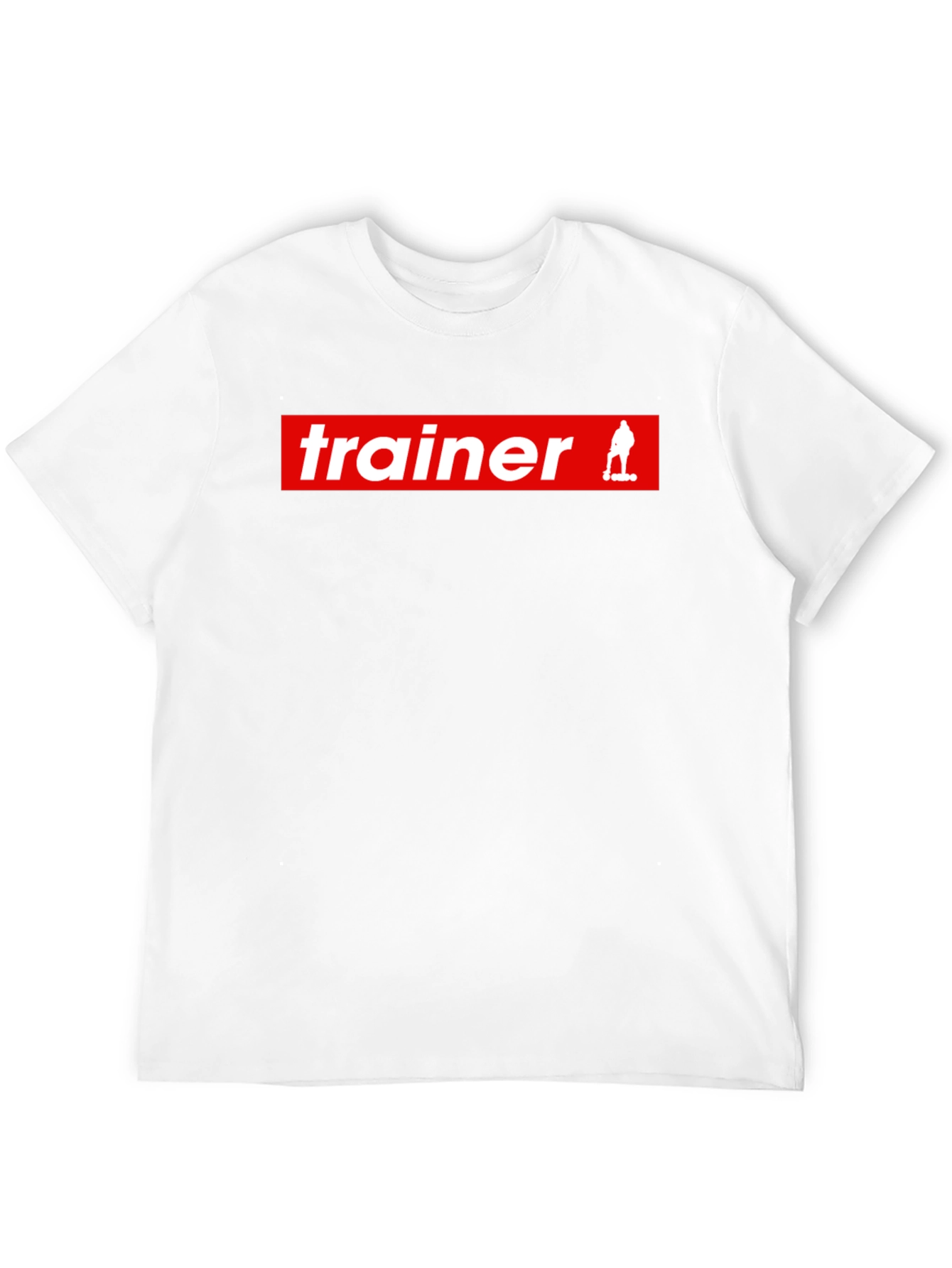 Trainer Graphic Tee - Black Cotton T-Shirt