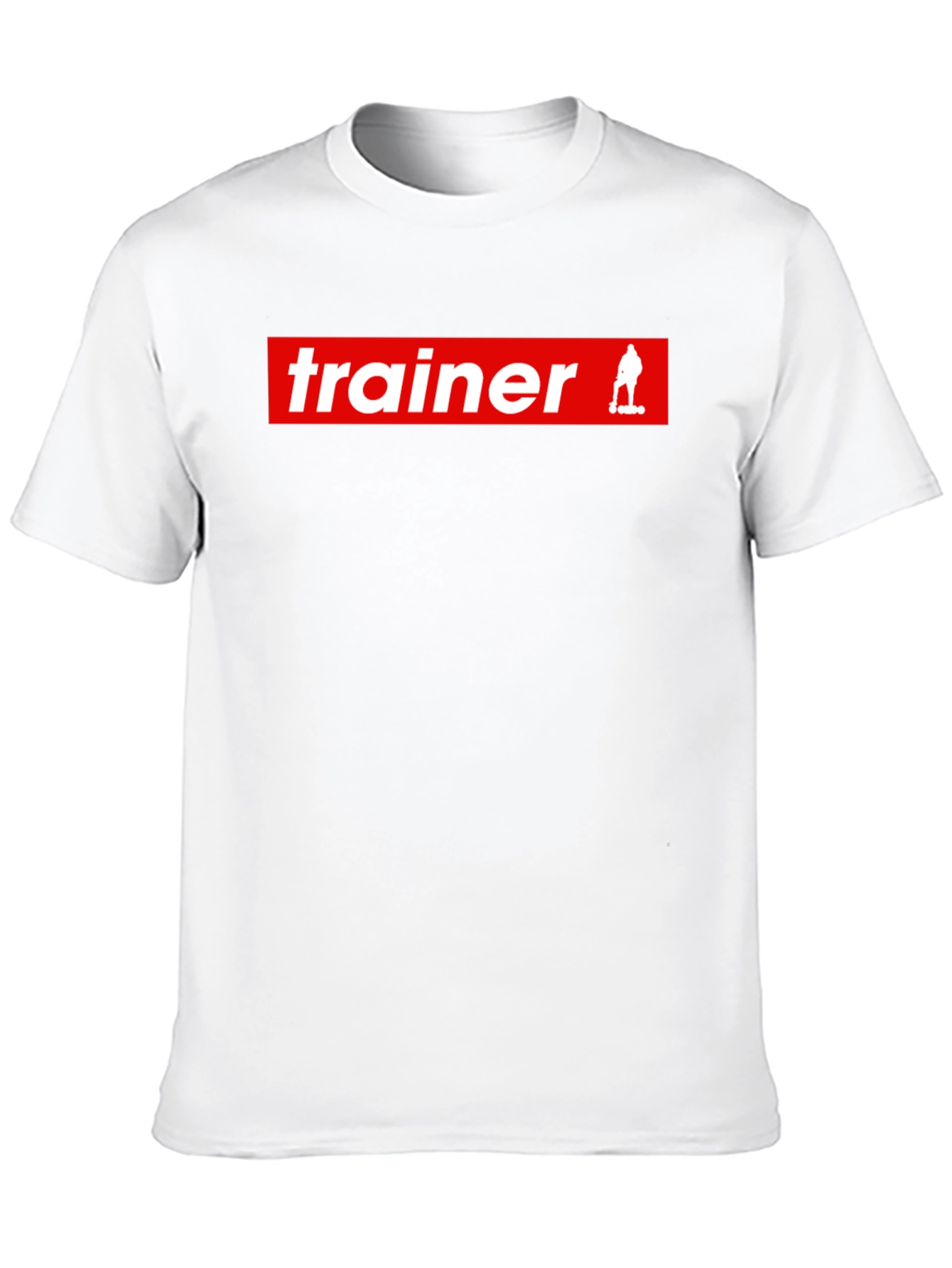 Trainer Graphic Tee - Black Cotton T-Shirt
