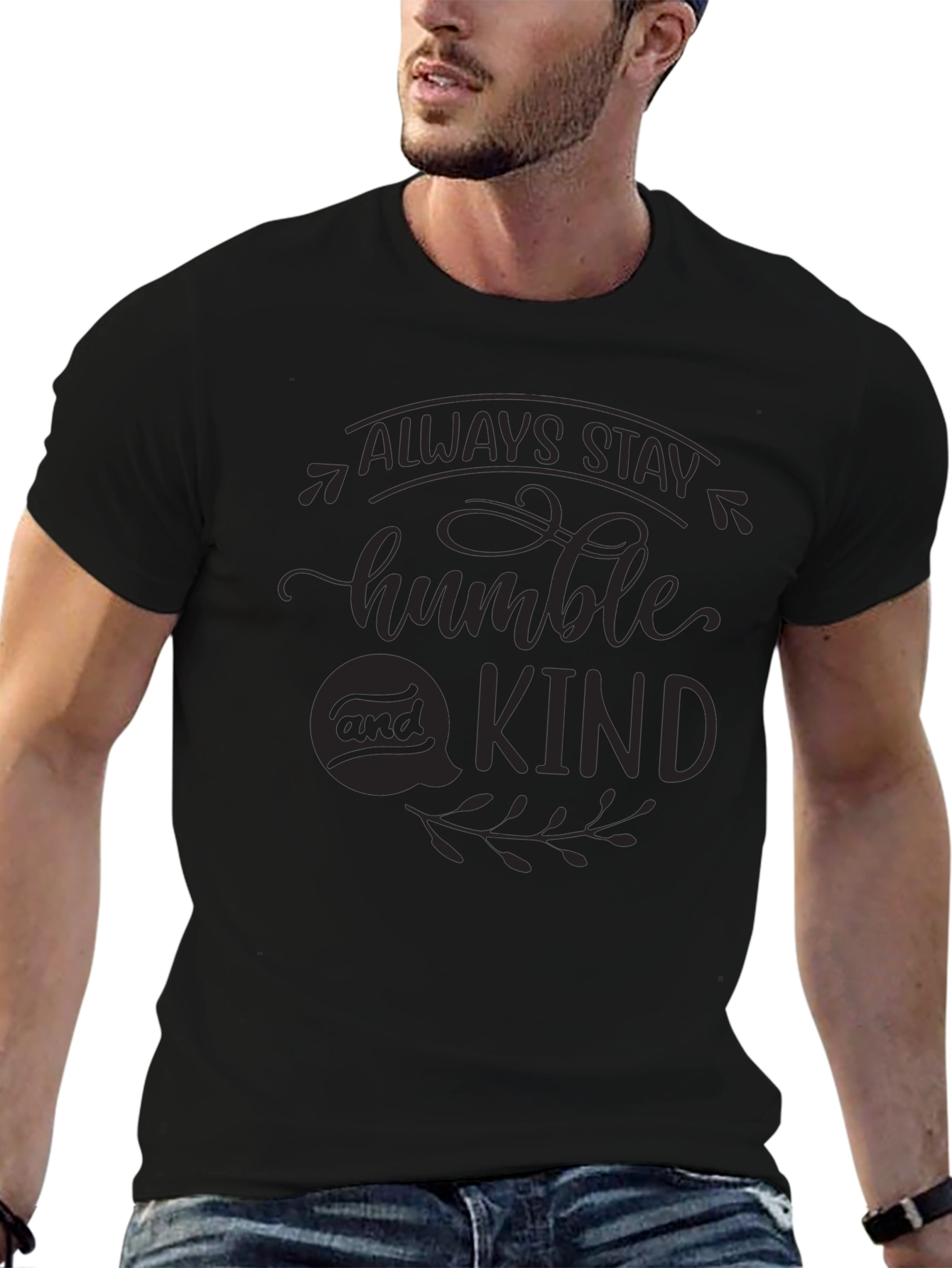 Always Stay Humble & Kind Black T-Shirt