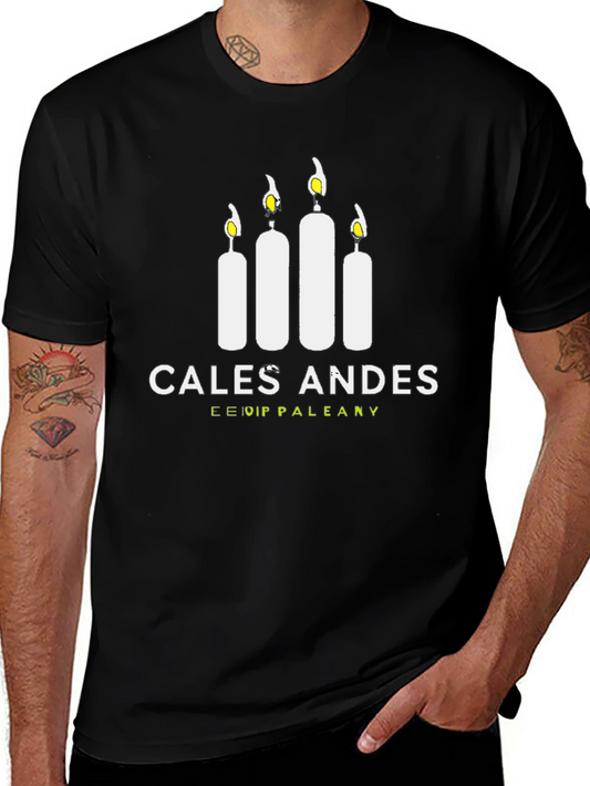 Cales Andes Graphic Tee - Soft Cotton Blend T-Shirt