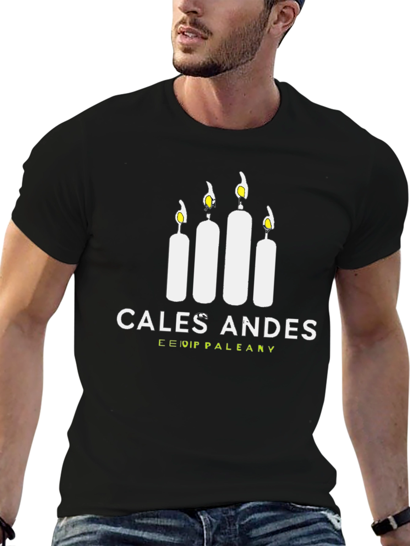 Cales Andes Graphic Tee - Soft Cotton Blend T-Shirt