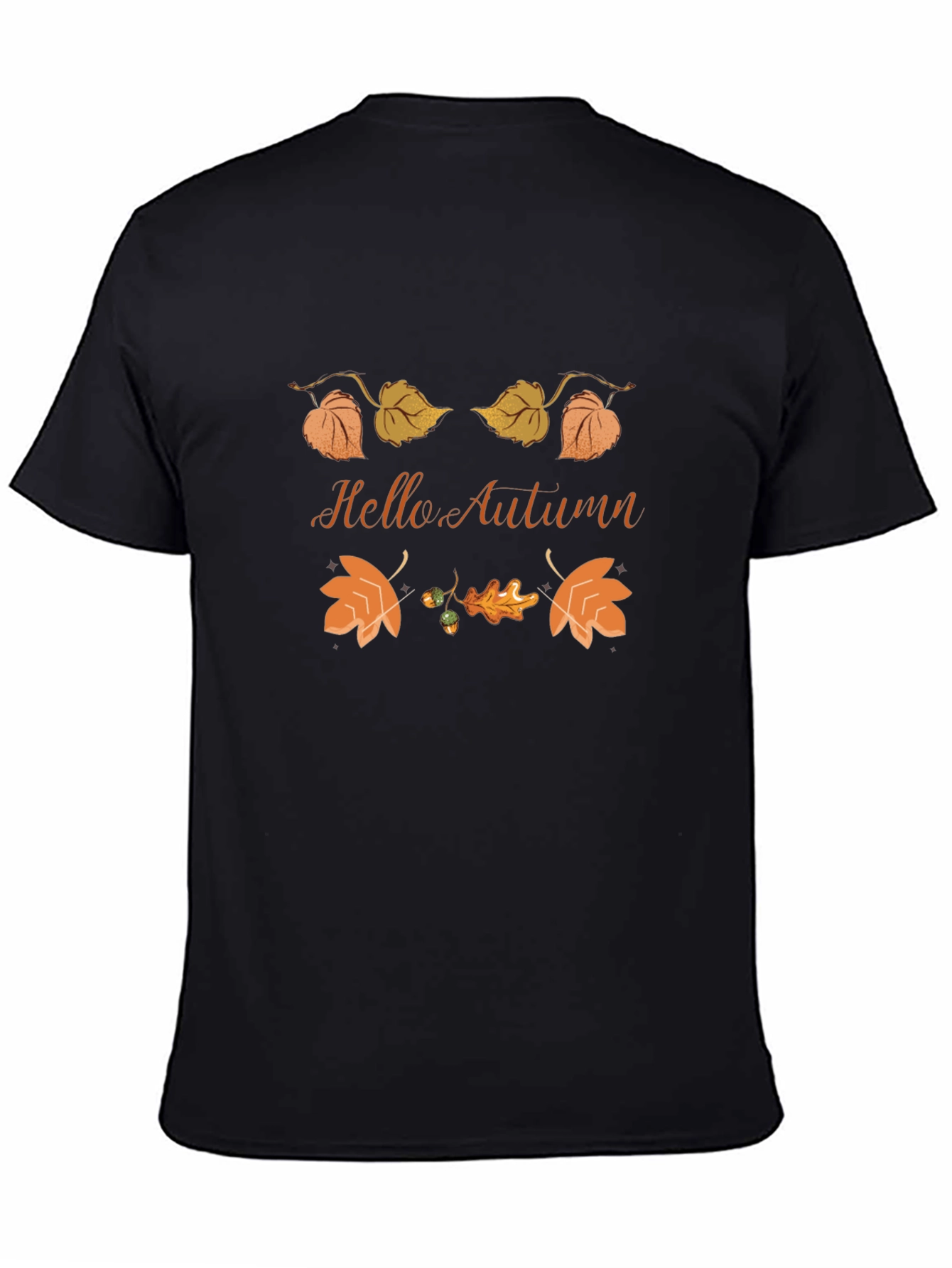Hello Autumn Graphic Tee - Fall Season T-Shirt
