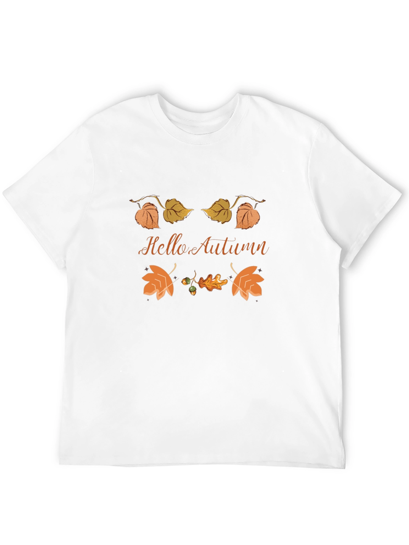 Hello Autumn Graphic Tee - Fall Season T-Shirt