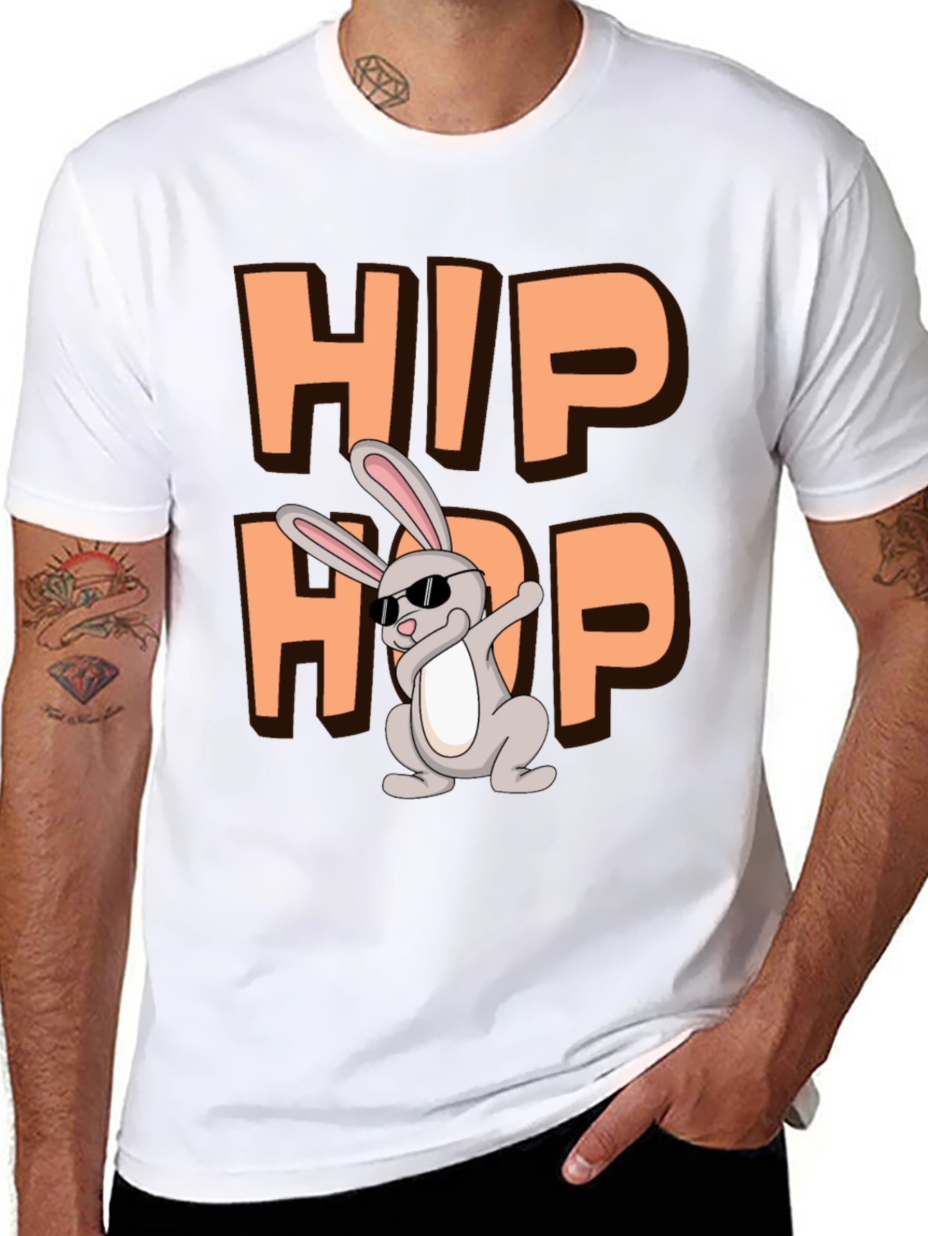 Hip Hop Easter Bunny Dab T-Shirt