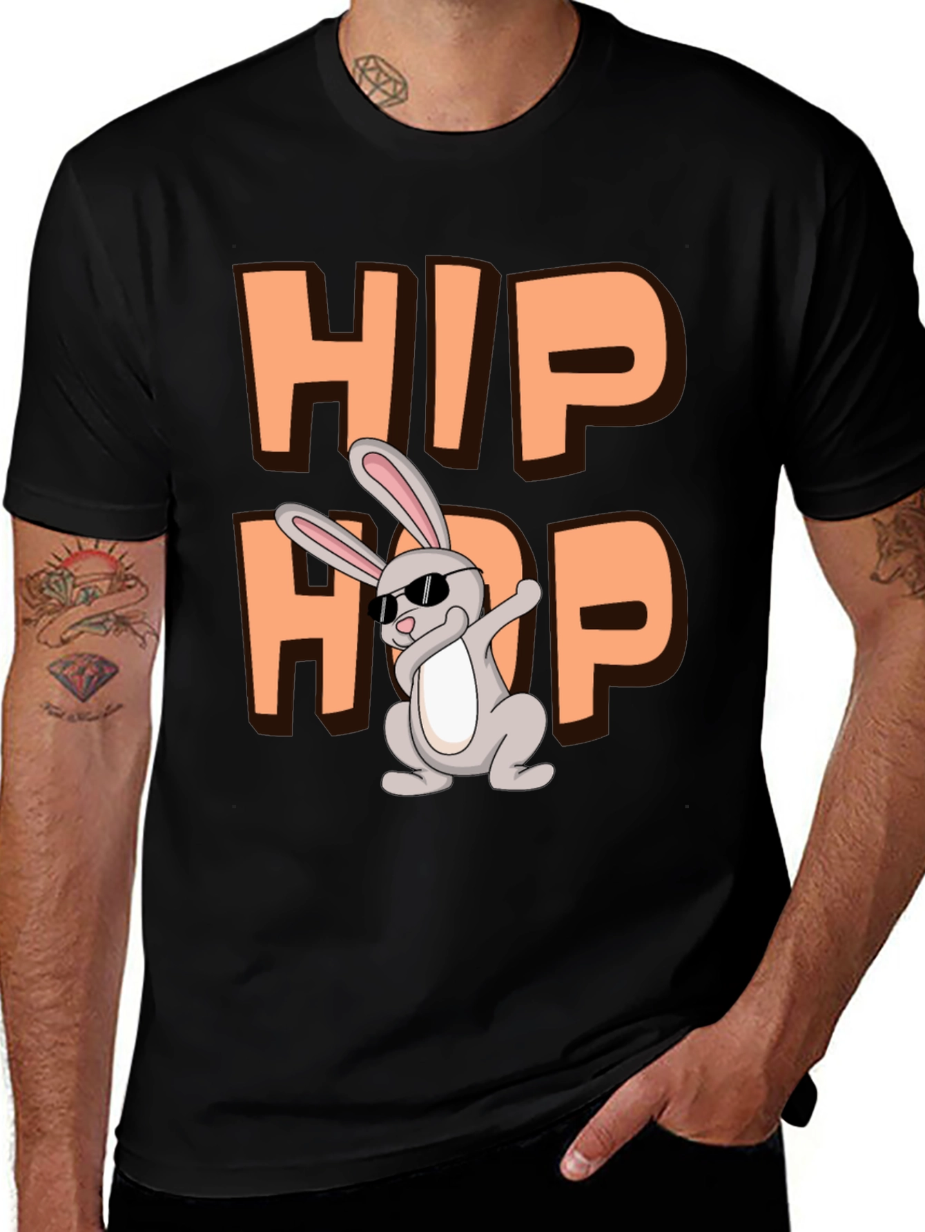 Hip Hop Easter Bunny Dab T-Shirt